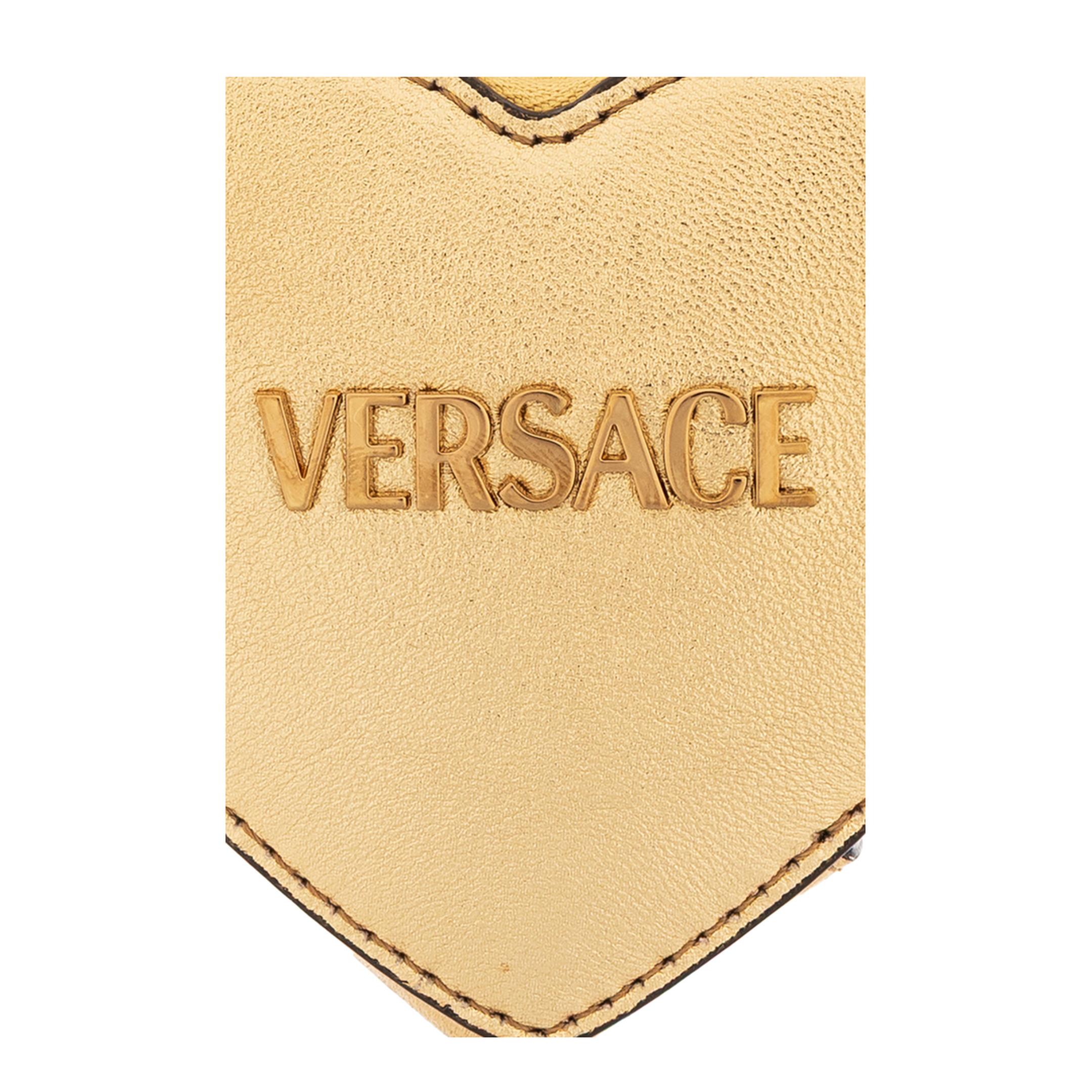 Zipped Keychain Pouch - Gold - Image 5