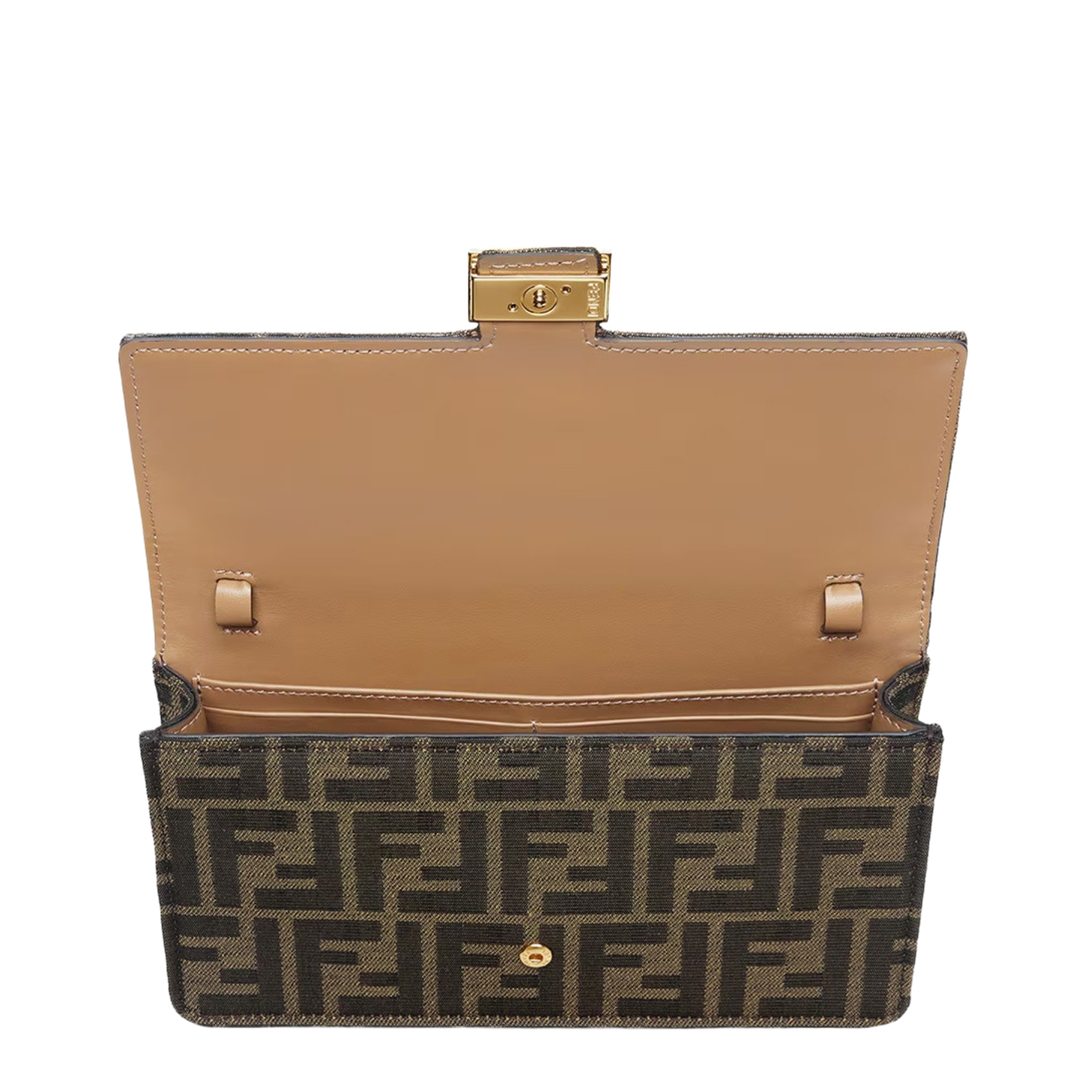 Baguette FF Jacquard Chain Wallet - Brown - Image 8