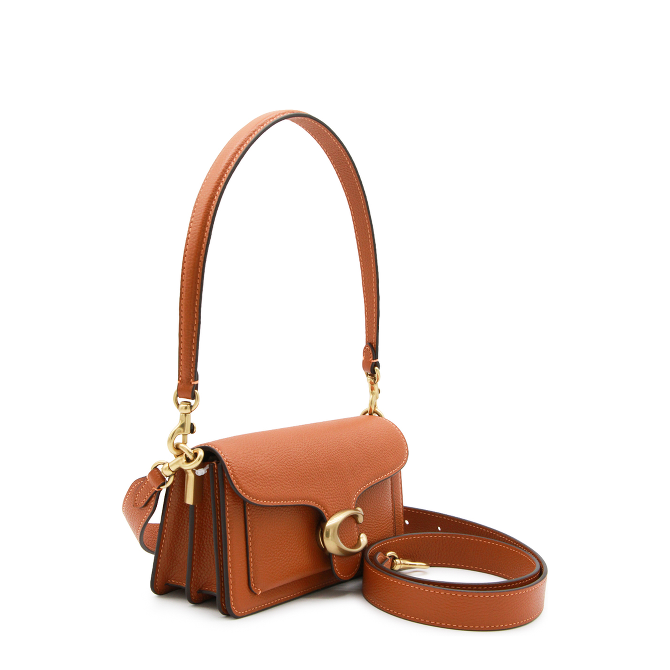 Tabby 20 Polished Pebble Leather Shoulder Bag - b4/black - Image 3