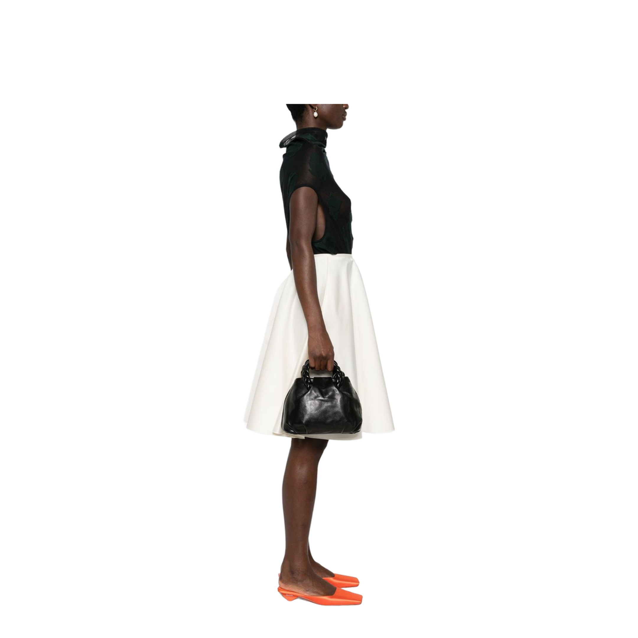 Bombon Medium Lambskin Handbag - Black - Image 3