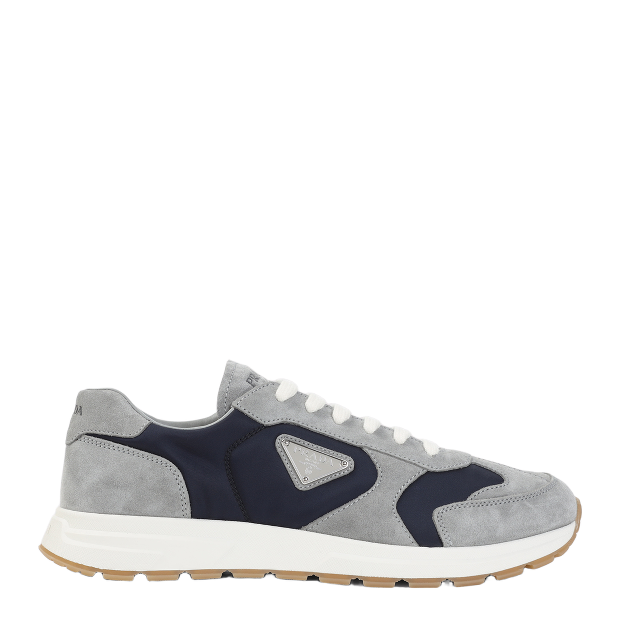 Prax Sneakers in Suede and Re-Nylon - Image 3