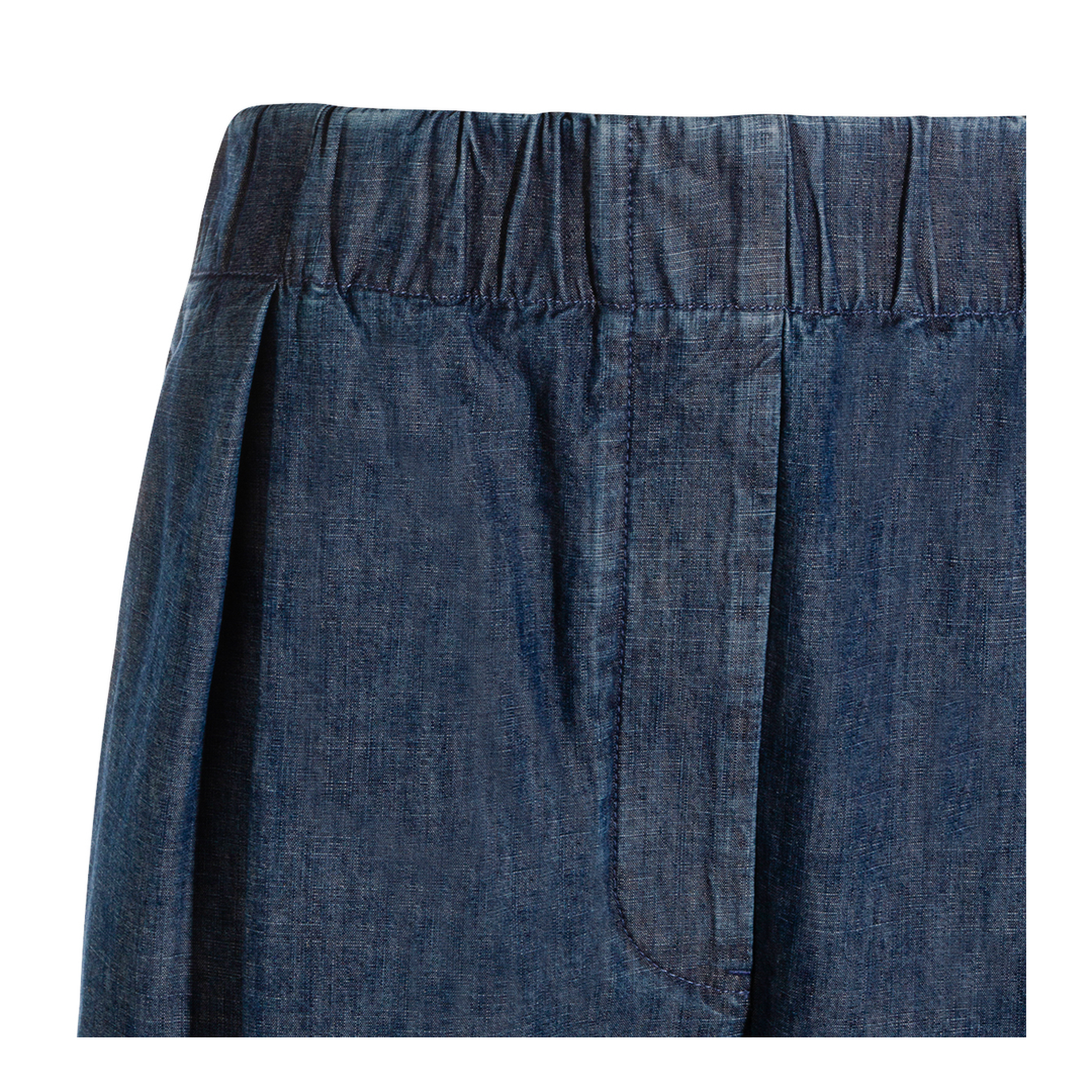 Cotton Wide-Leg Trousers - Image 5