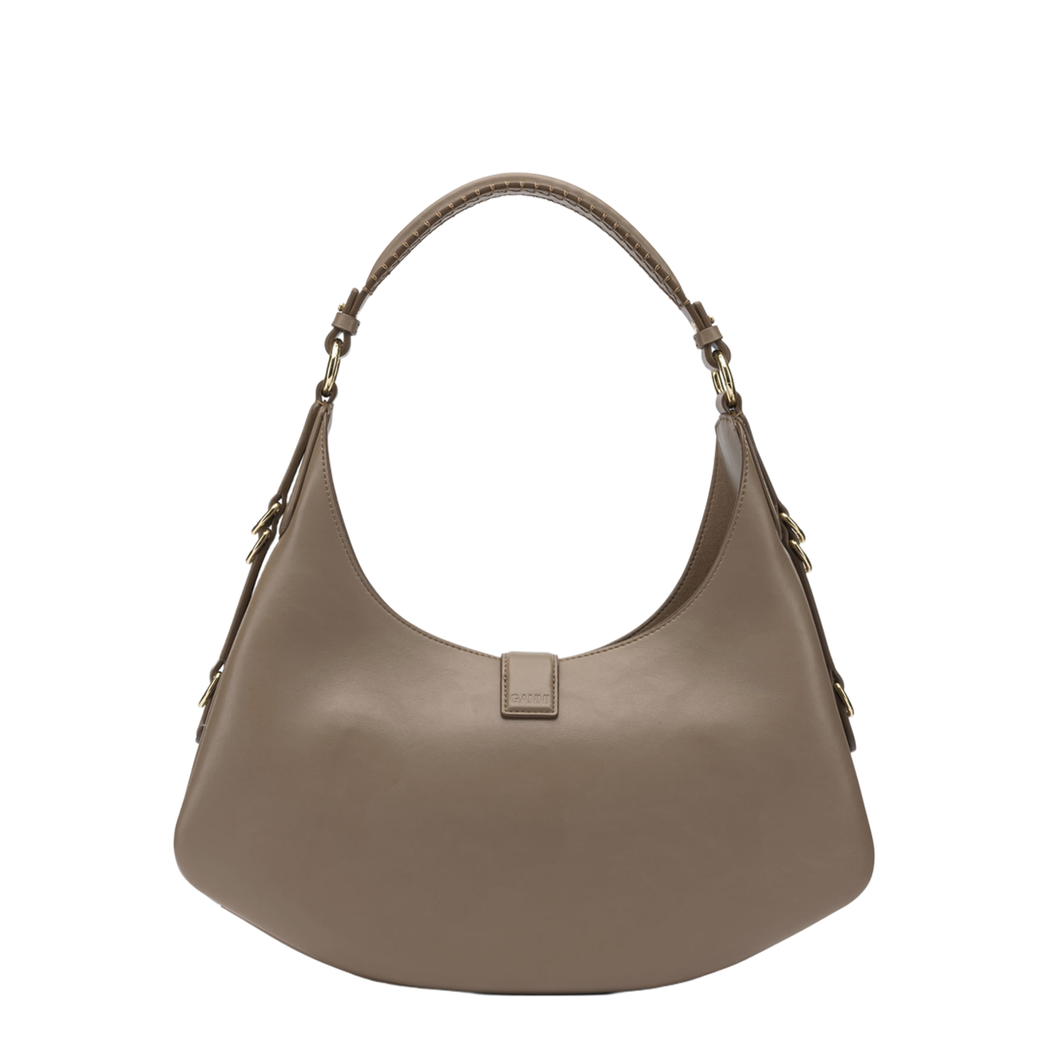 Kat Medium Leather Shoulder Bag - Chicory Coffee - Image 3