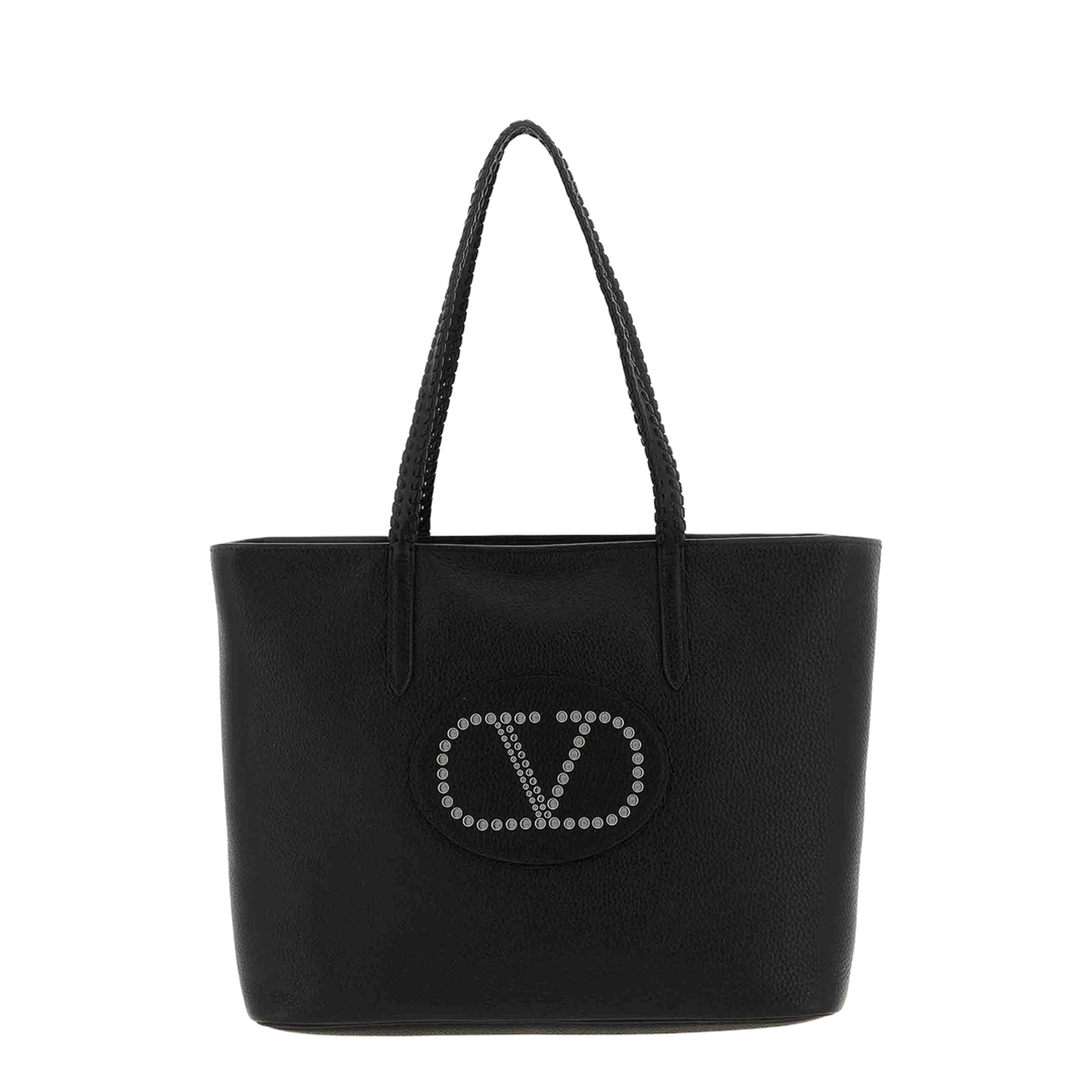 Nellcôte Medium Calfskin Shopping Bag - Black - Image 1