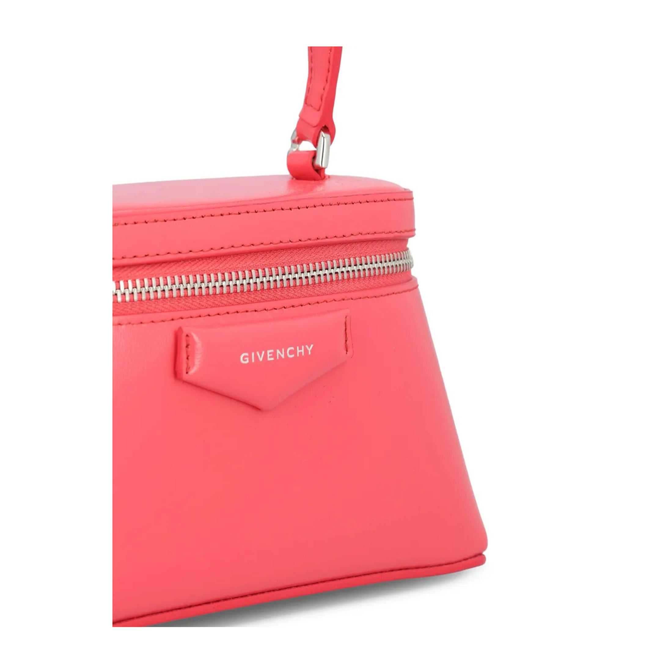 Antigona Mini Calf Leather Vanity Bag - Bright Peach - Image 4