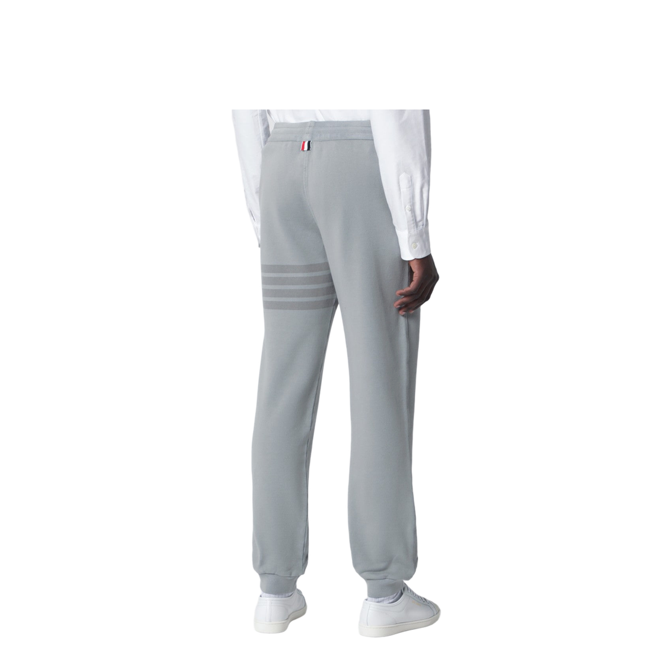 Sweatpants with Overdyed 4 Bar in Solid Loopback - Image 2