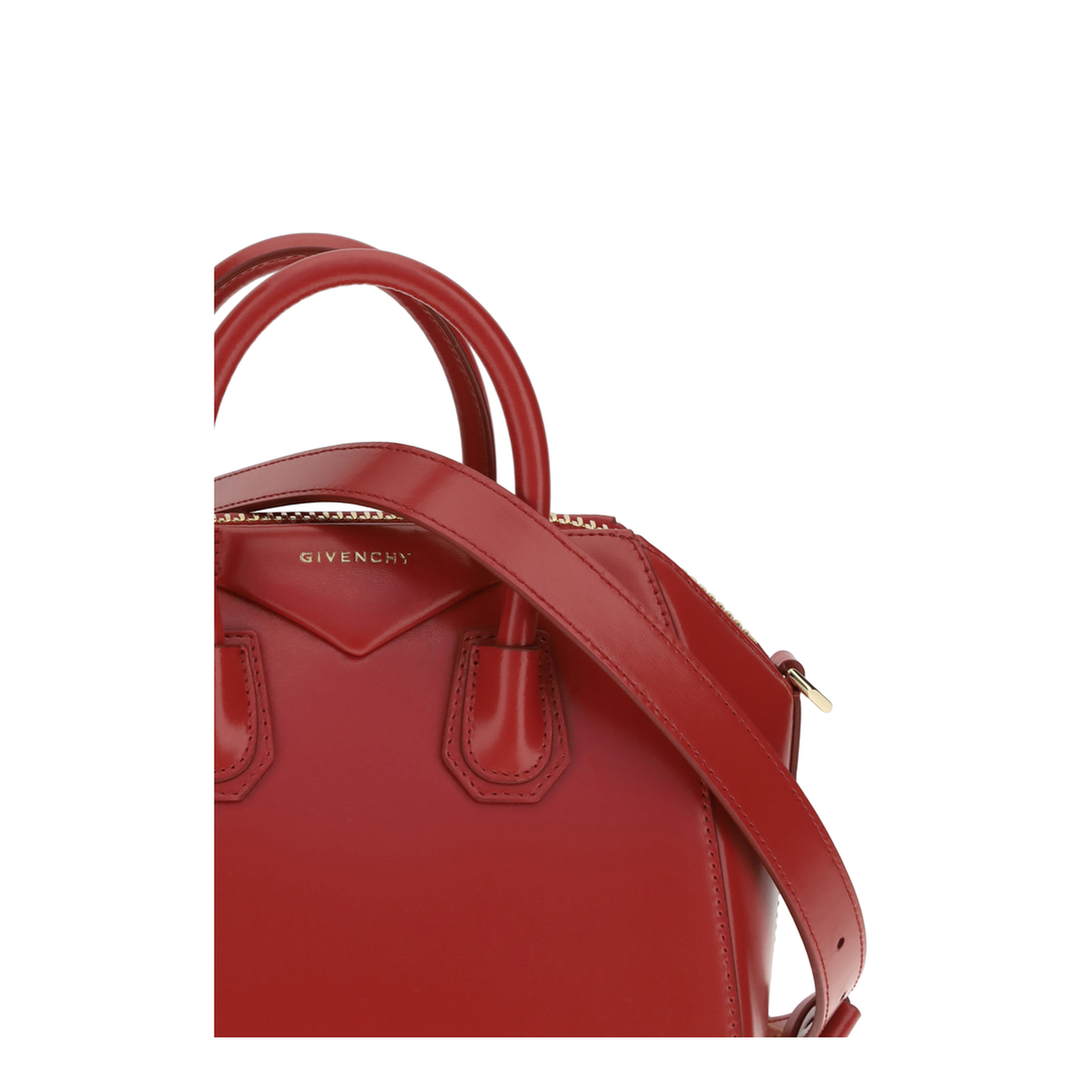 Antigona Mini Box Leather Handbag - Dark Brown - Image 4