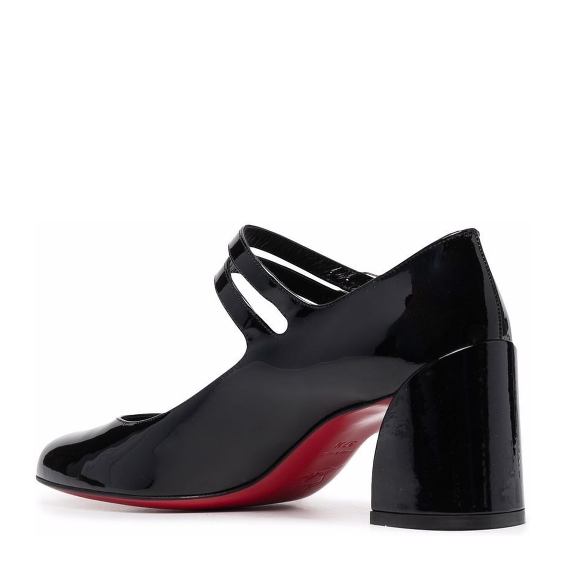 Double Buckle Fastening Block Heel - Image 4