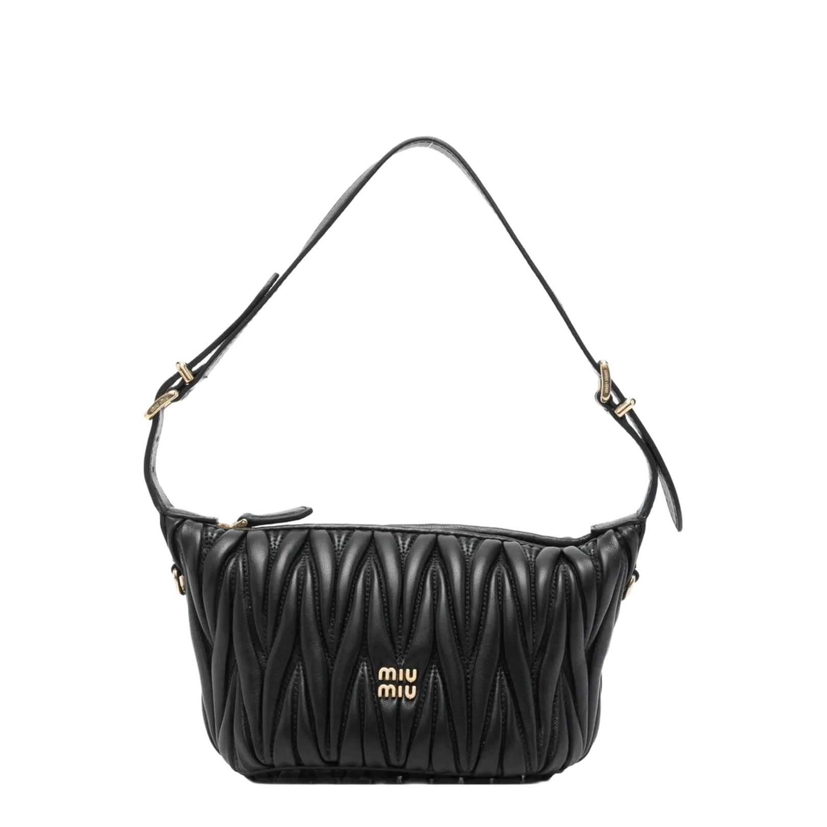 Matelassé Nappa Leather Pouch - Image 1