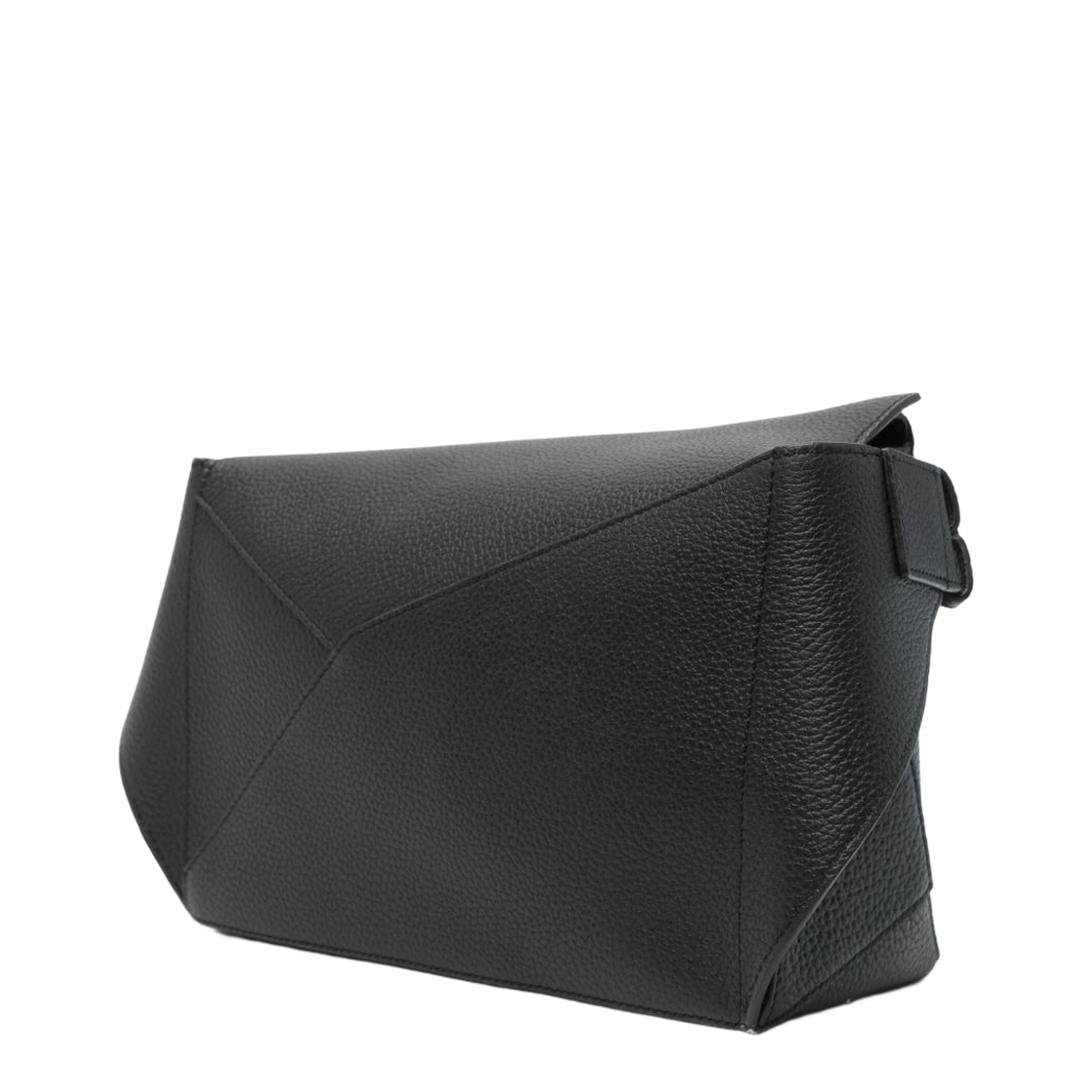Puzzle Edge Small Calfskin Bumbag - Black - Image 4
