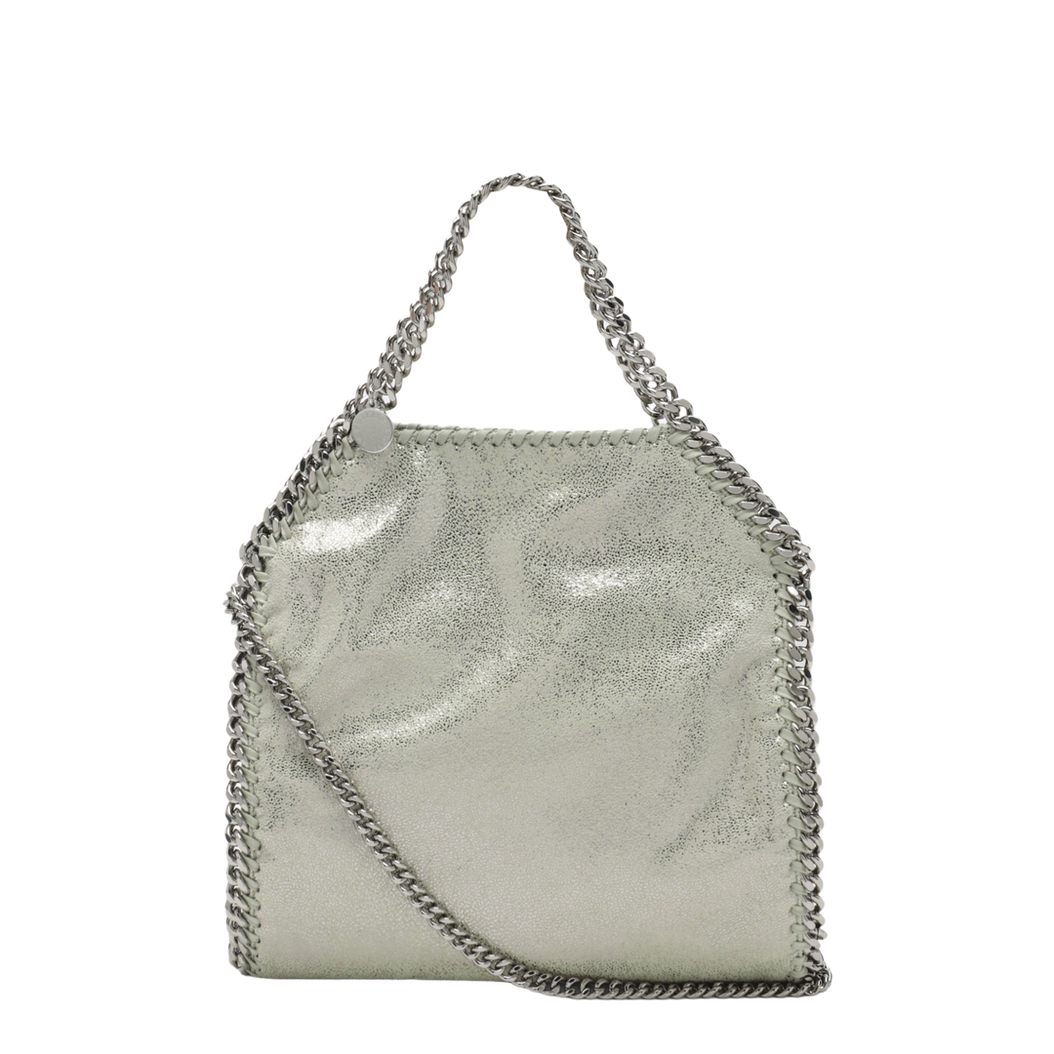 Falabella Mini Polyurethane Tote - Light Lime - Image 1
