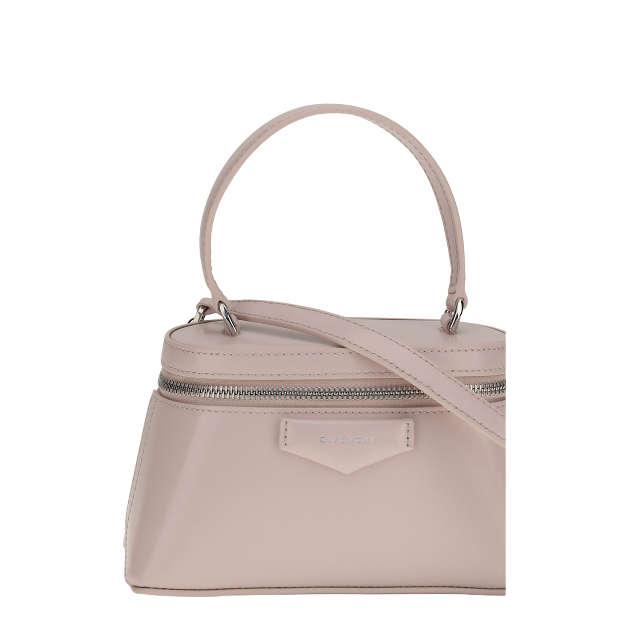 Antigona Mini Calfskin Vanity Bag - Baby Pink - Image 4