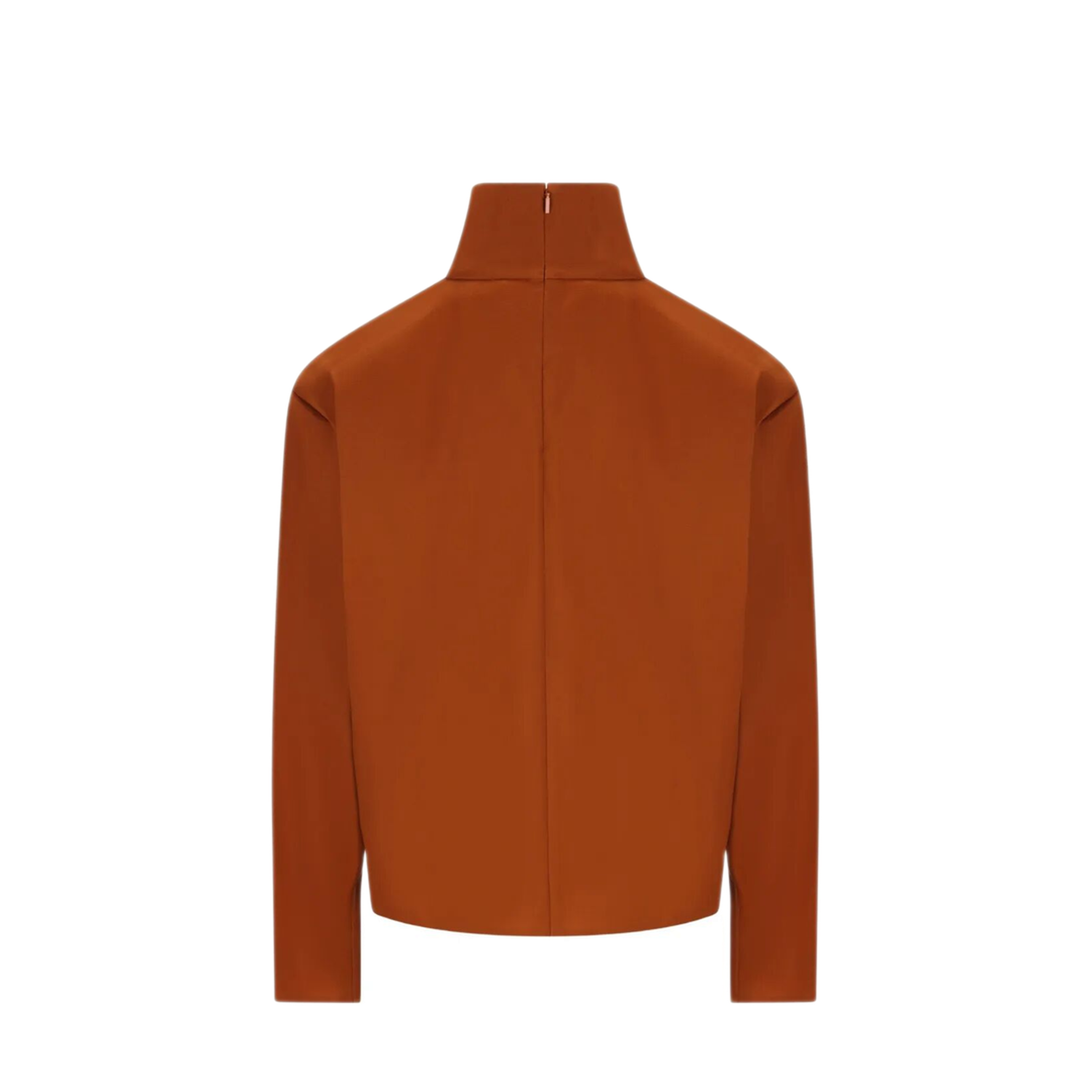 High-Neck Satin Top - Image 2