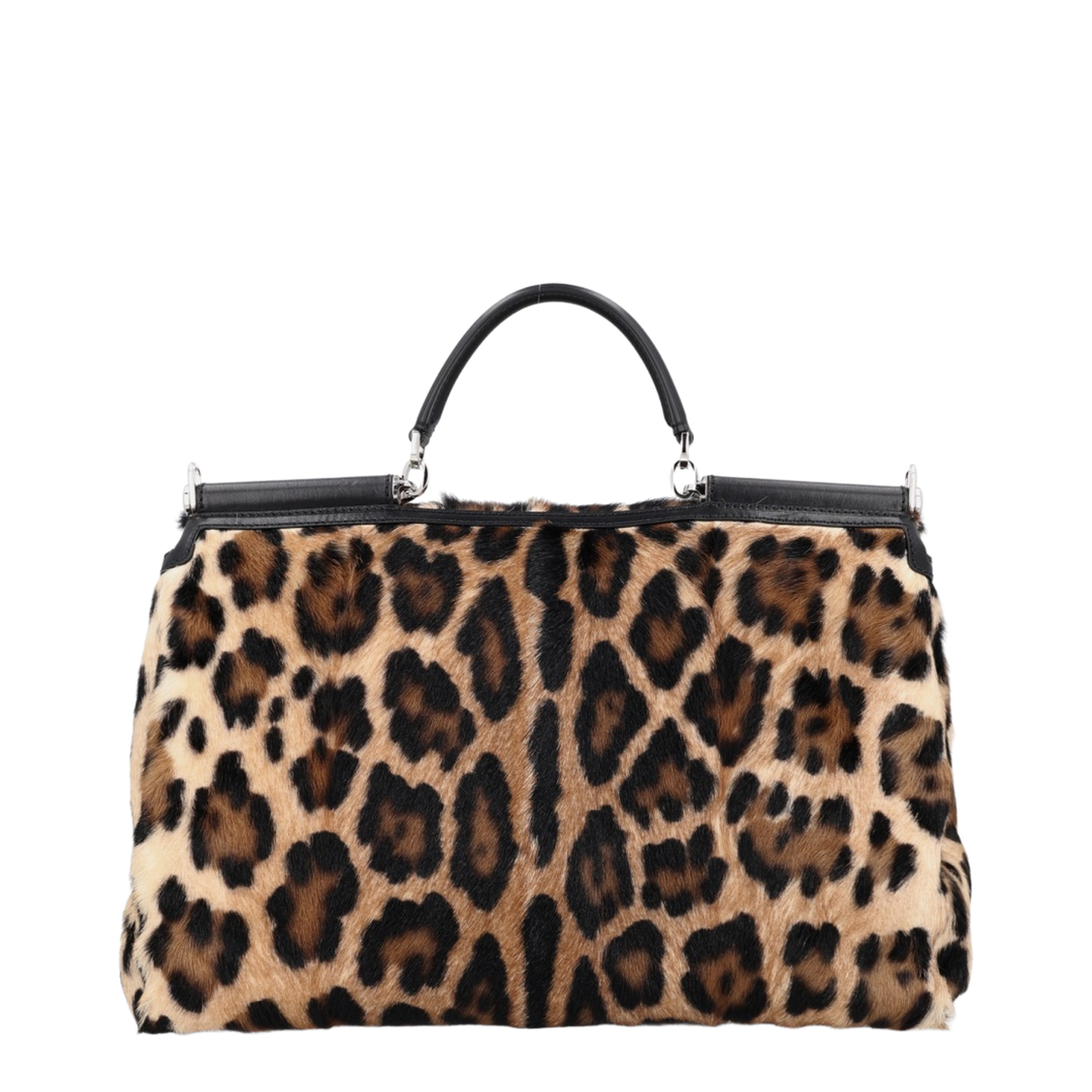 My Sicily Kid Leather Handbag - Brown - Image 3