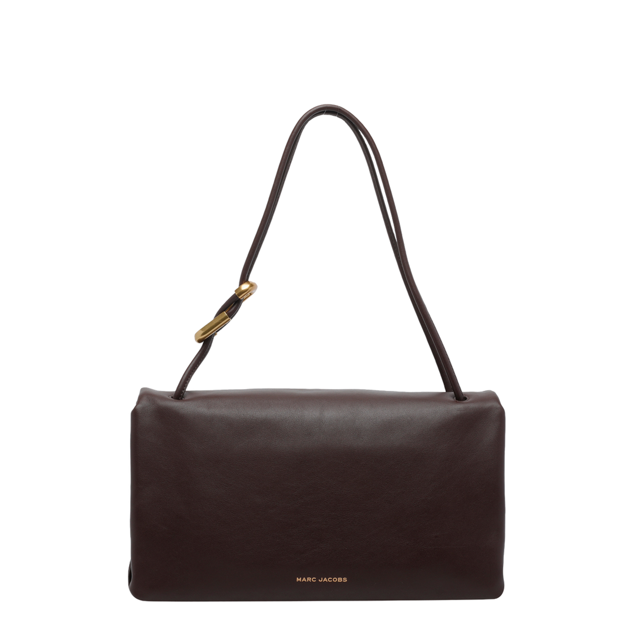 The Dual Large Shoulder Bag - Brown - Image 5