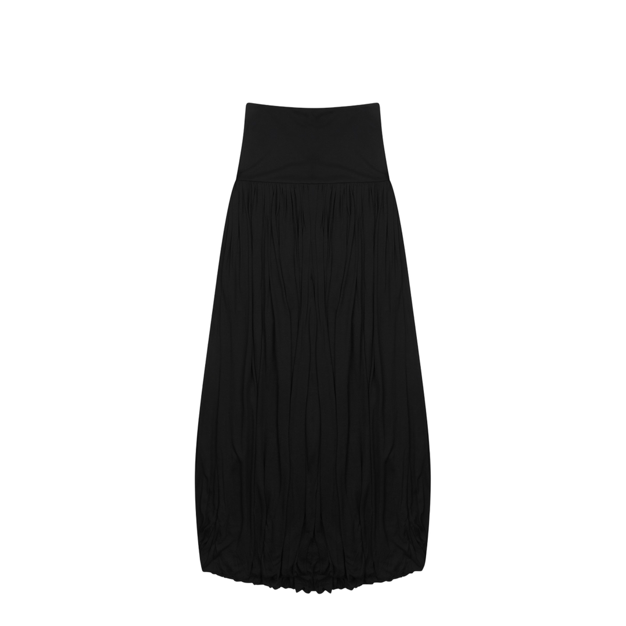 MIDI DRAPED SKIRT - Image 1