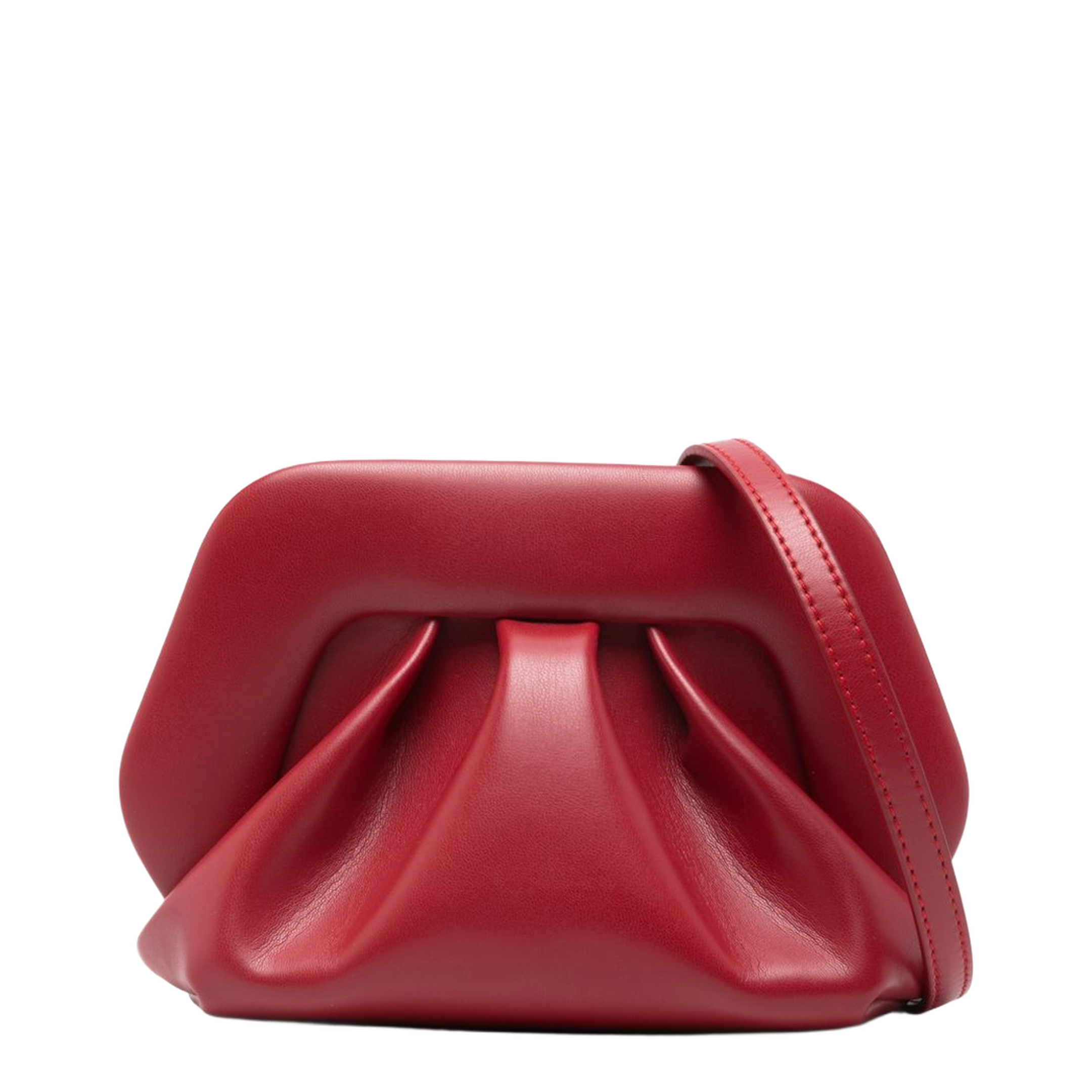 Bios Small Vegan Leather Clutch - Red - Image 1