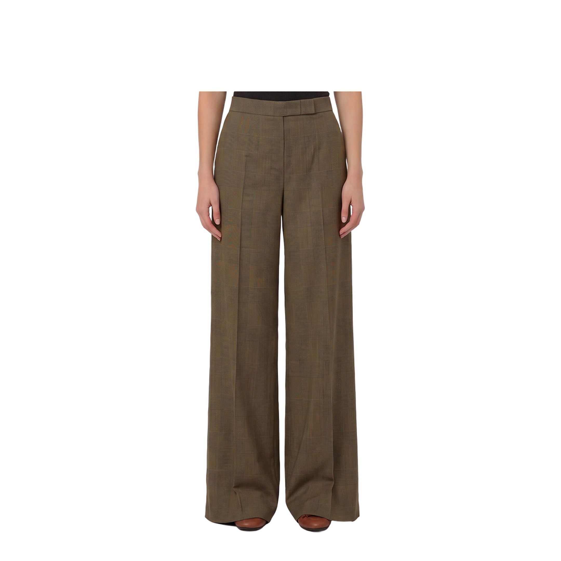 Netto Prince of Wales Wool Trousers - Image 1
