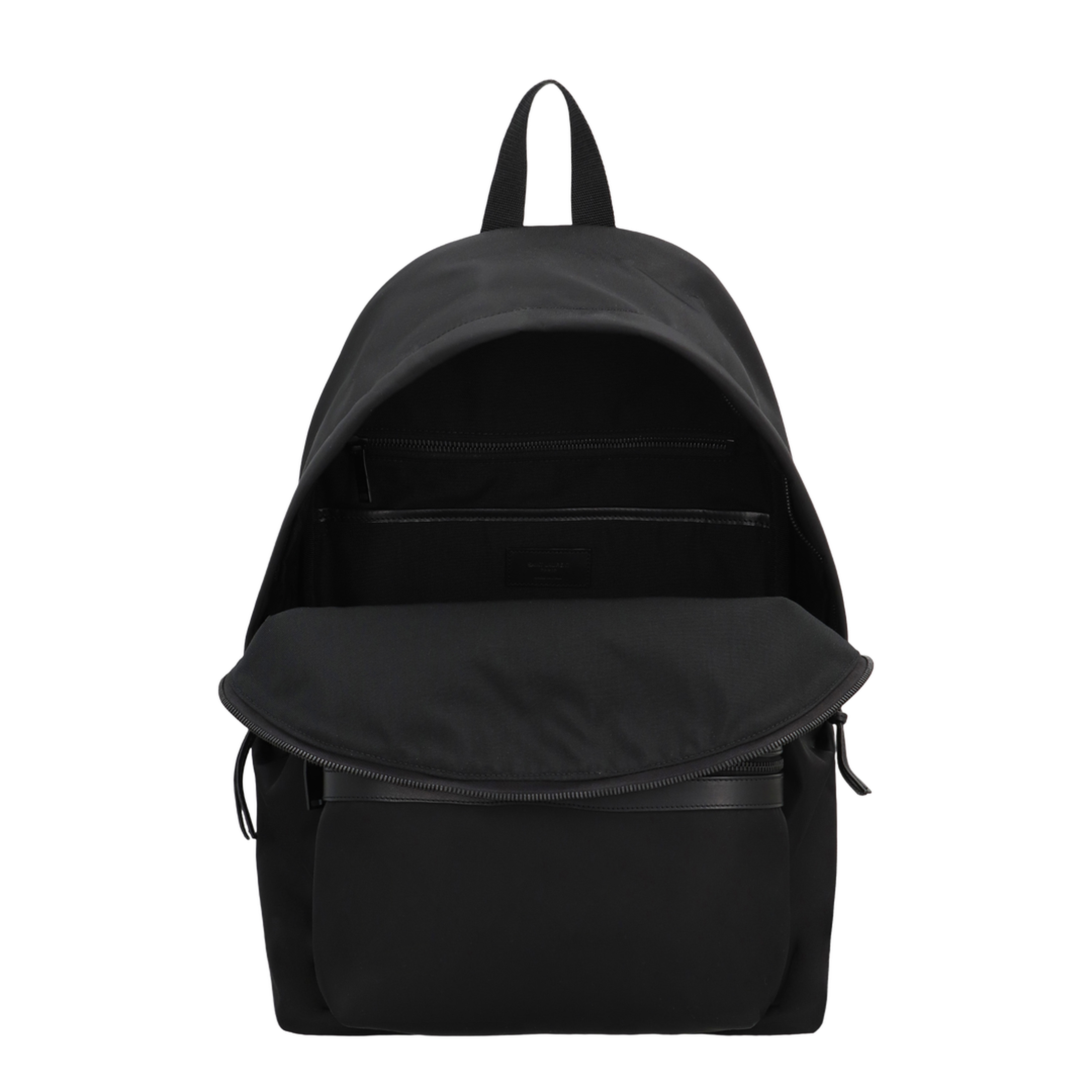 City Leather Backpack - Black - Image 5