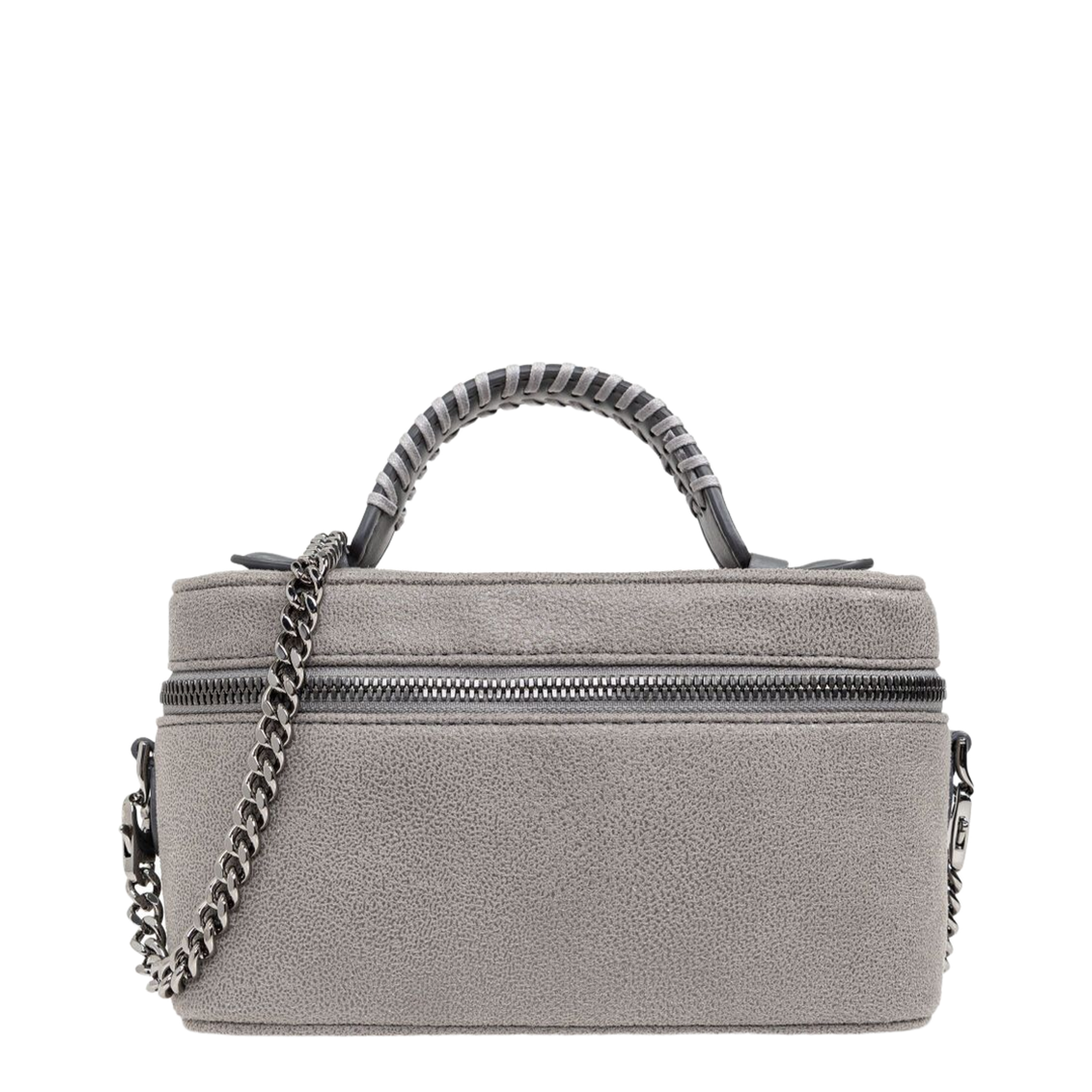 Falabella Medium Shaggy Deer Vanity Case - Ash Grey - Image 1