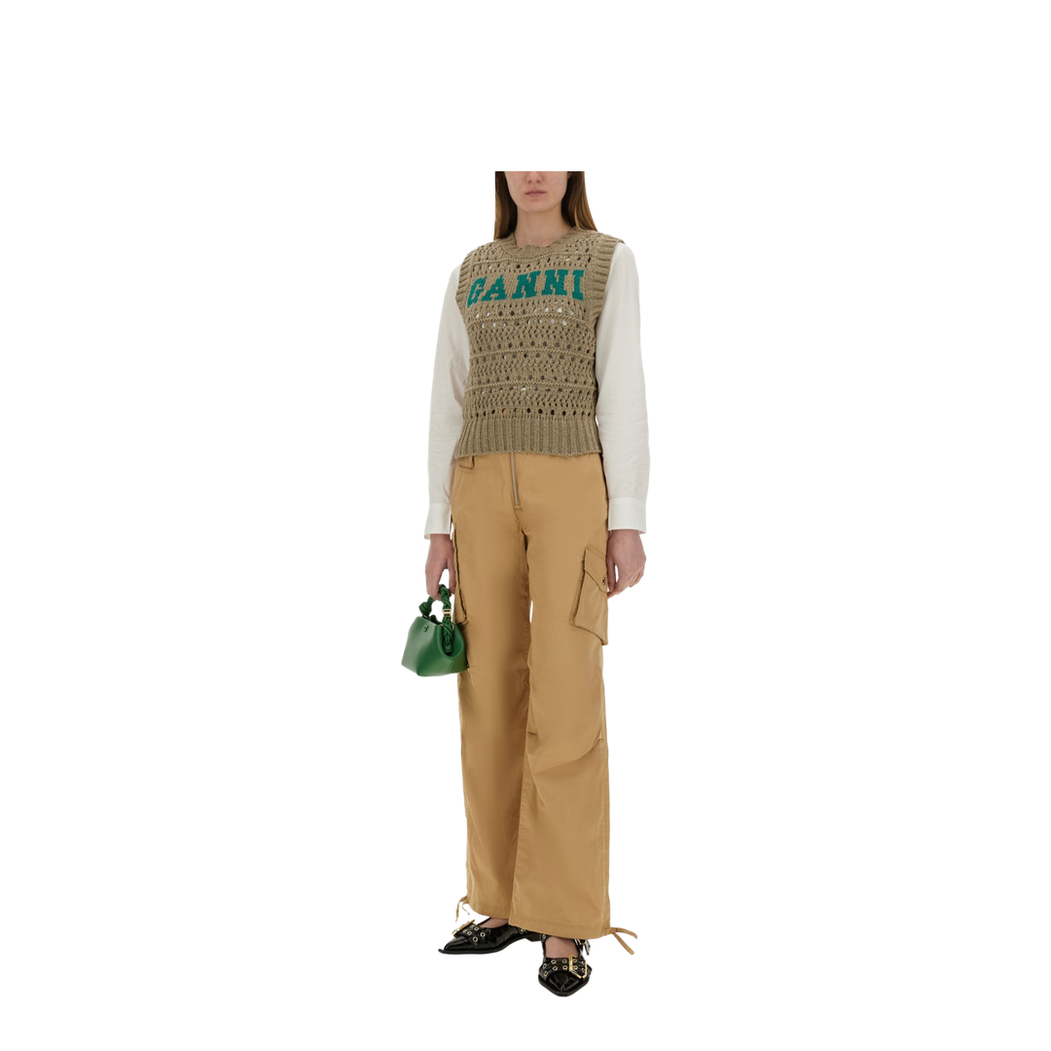 Cotton Twill Cargo Pants - Image 2