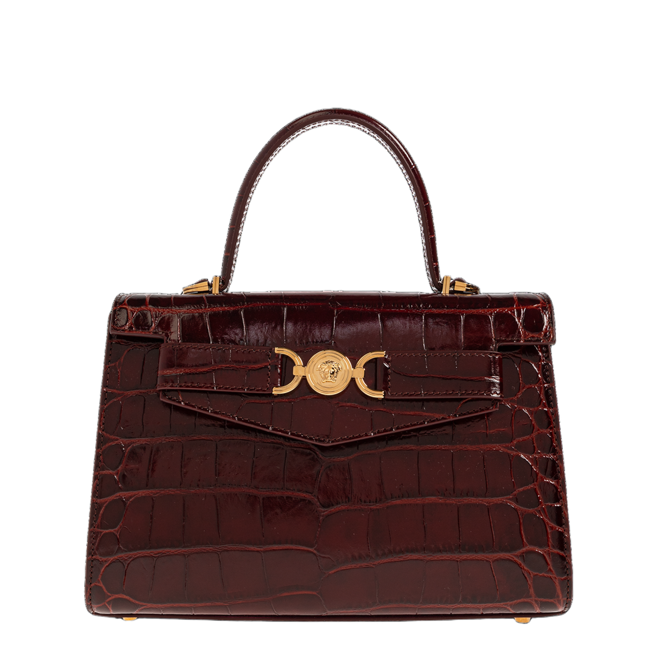 Medusa 95 Hand Bag Leather Red - Image 2