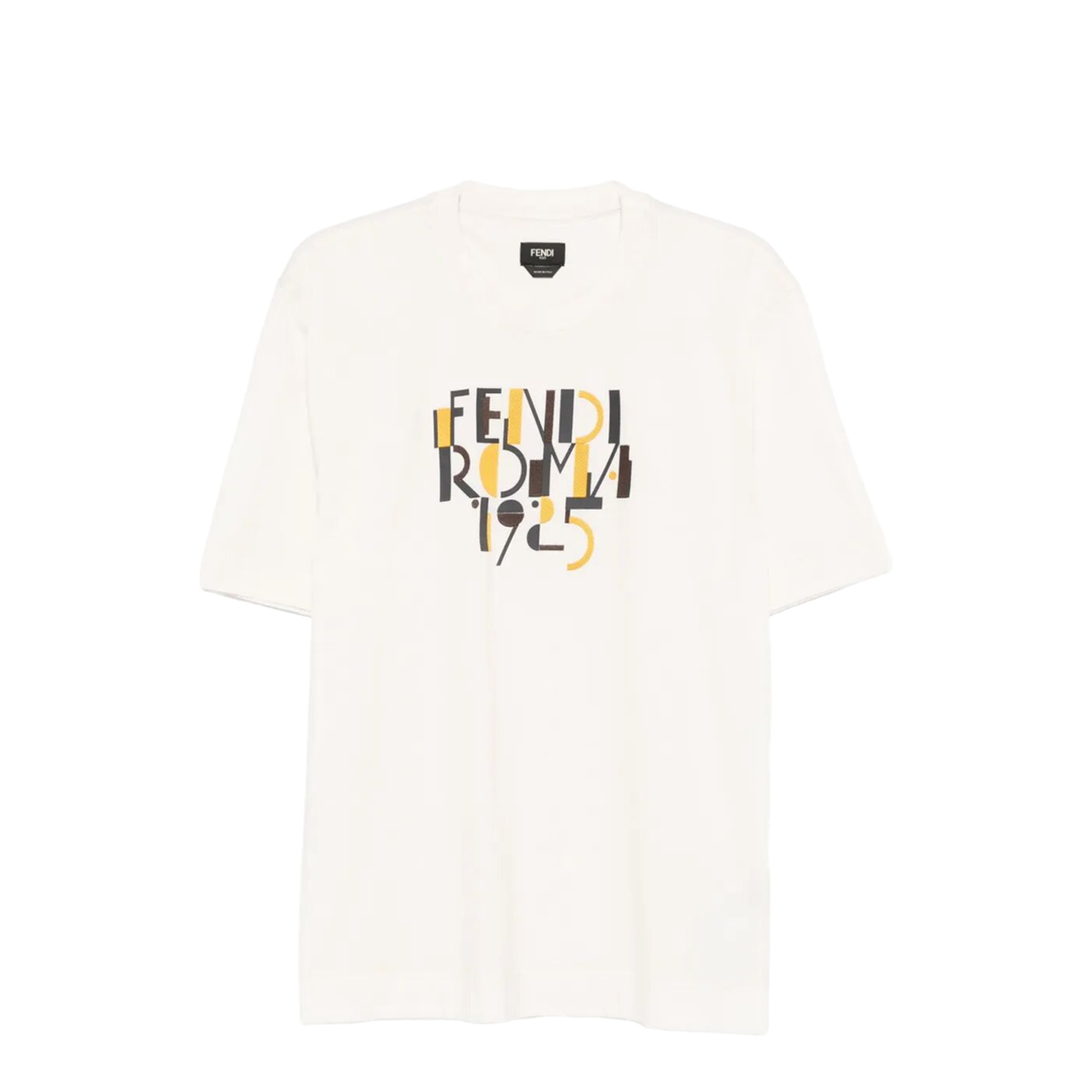 Roma 1925 Print Cotton T-Shirt - Image 5
