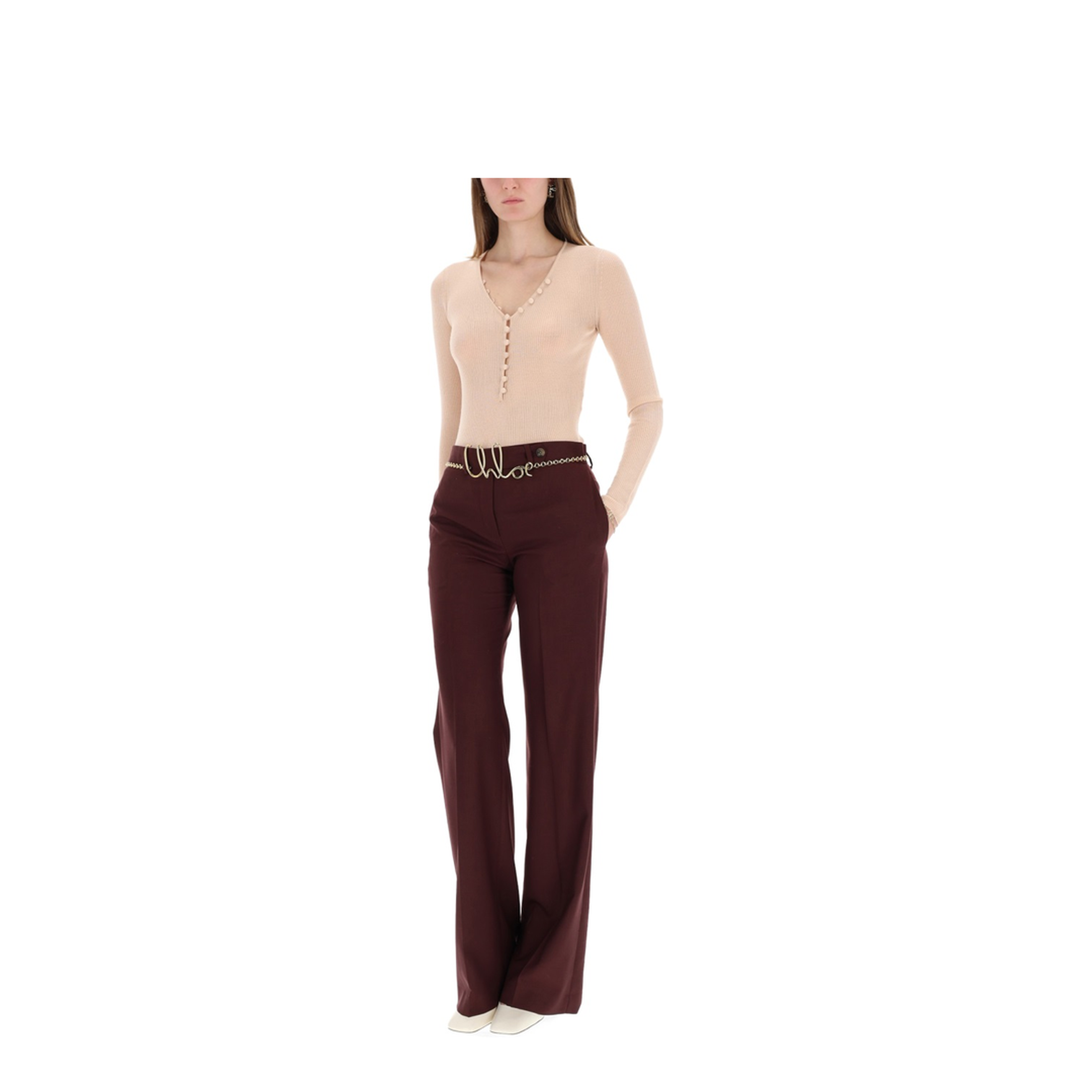 Ribbed Knit with Buttons - Image 2