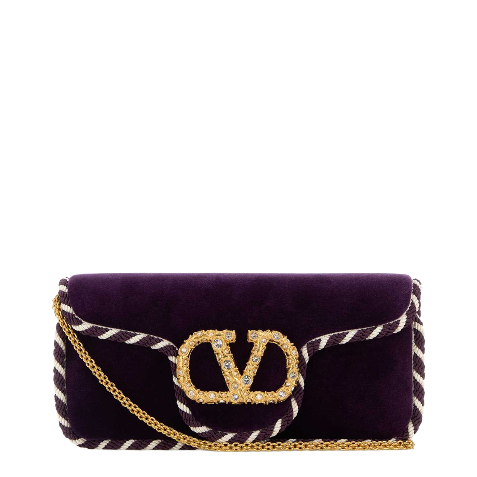 Purple Velvet Clutch - Image 3