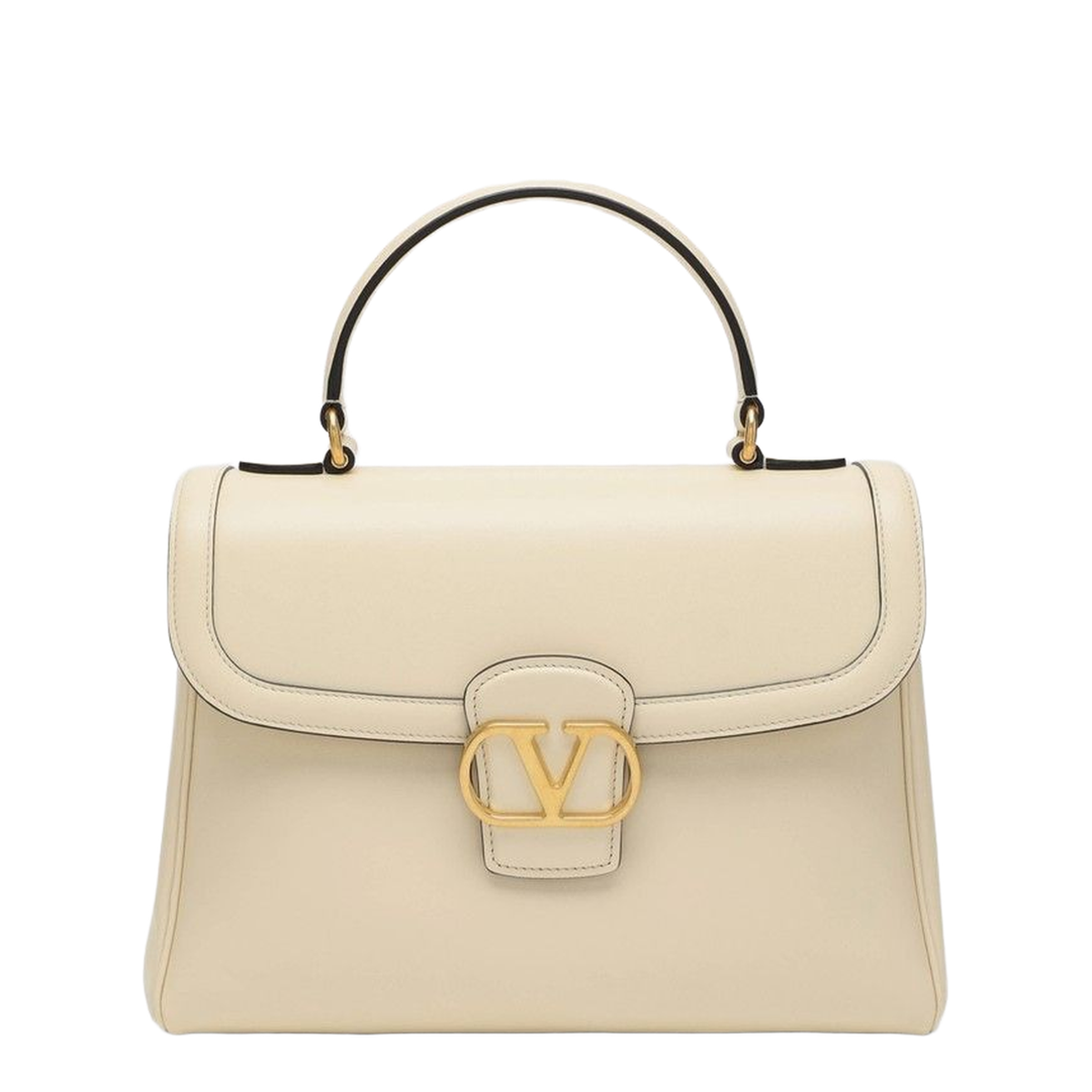 9TO5 Large Leather Shoulder Bag - Butter - Image 1