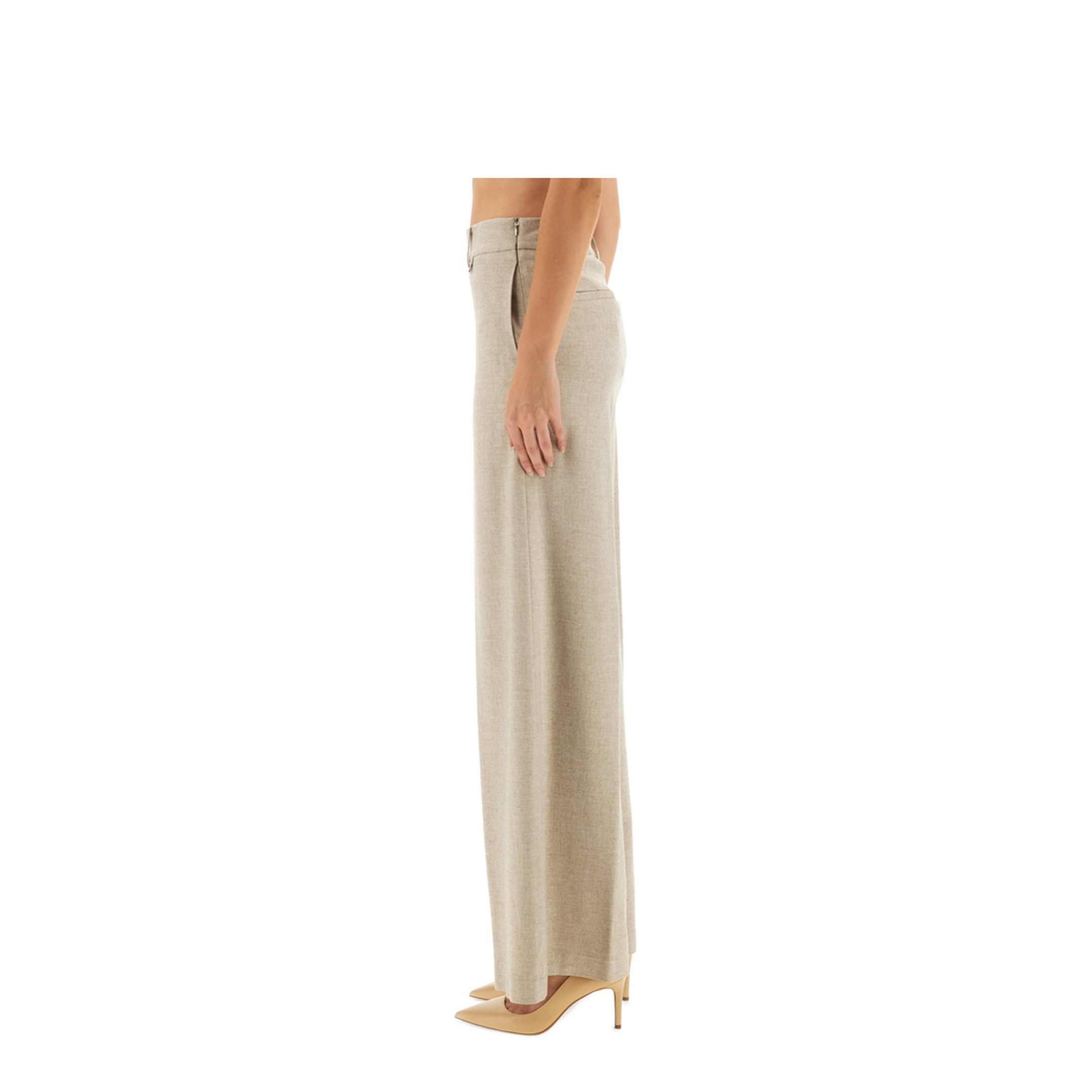 Resort Melange Flannel Trousers - Image 3