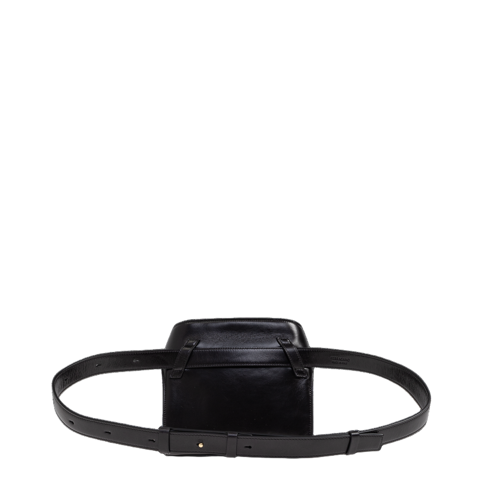 Hug Mini Calfskin Shoulder Bag - Nero - Image 3