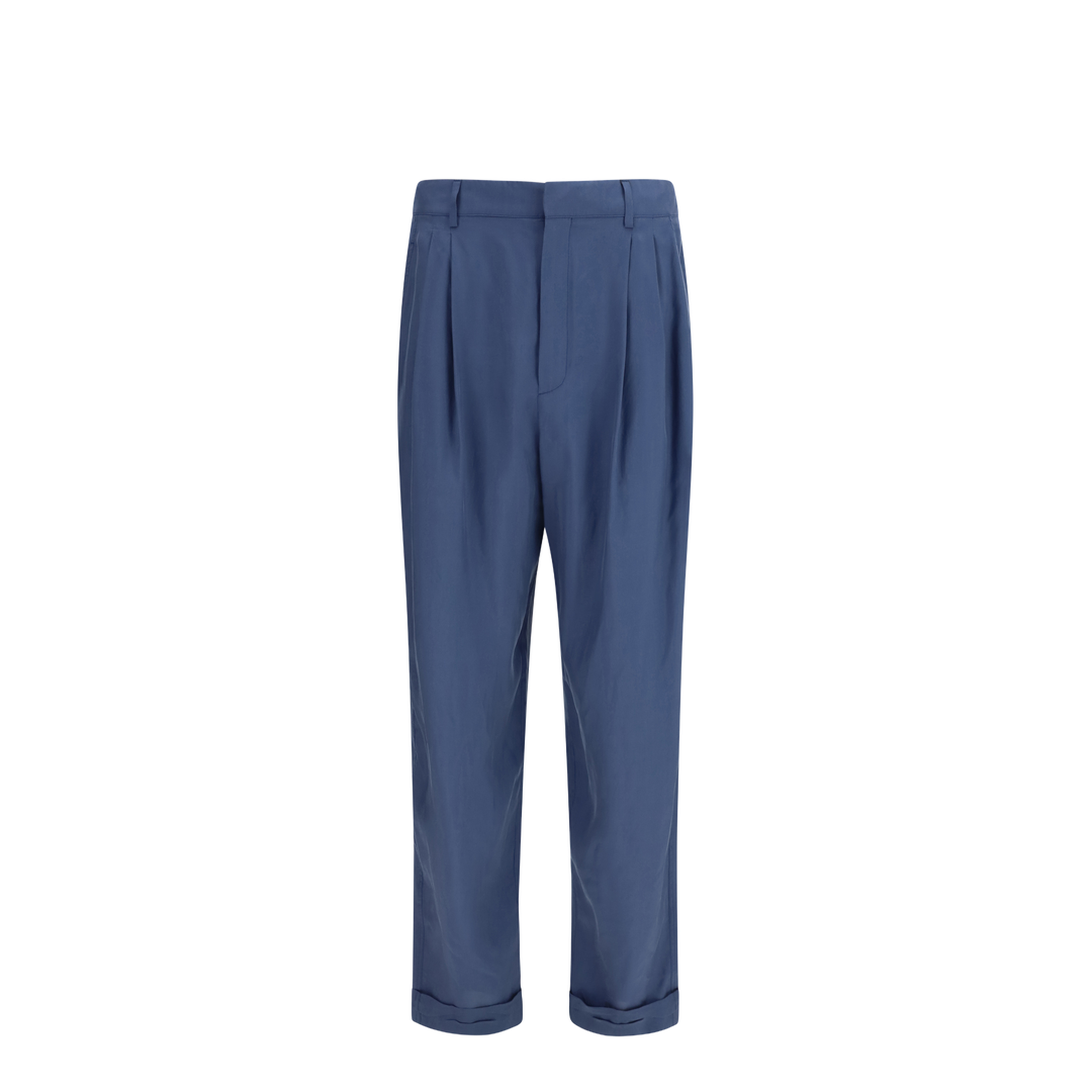 Tailored Pants with Habutai Silk Belt - Image 1