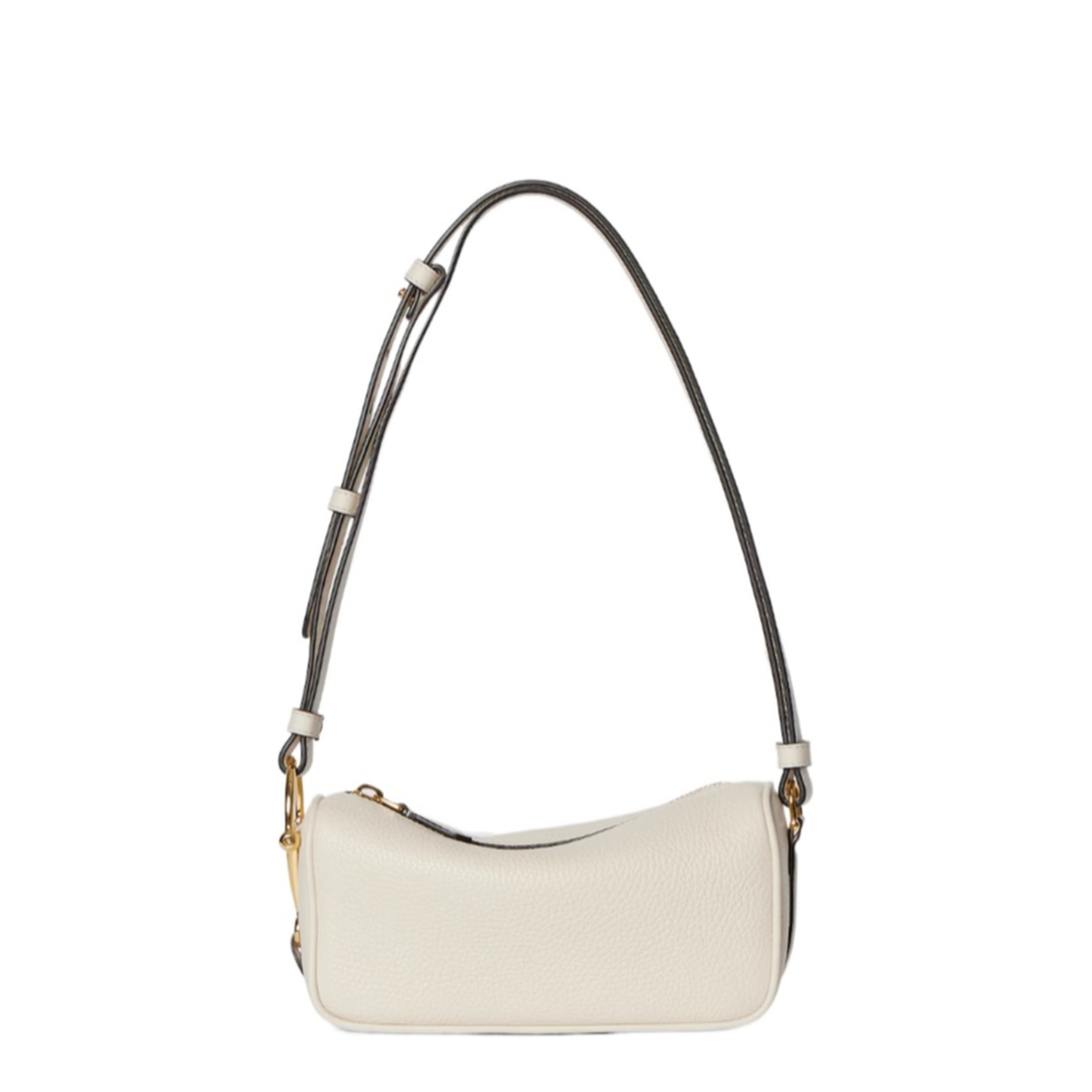 Half Horsebit Mini Soft Grain Leather Bag - Ivory - Image 1