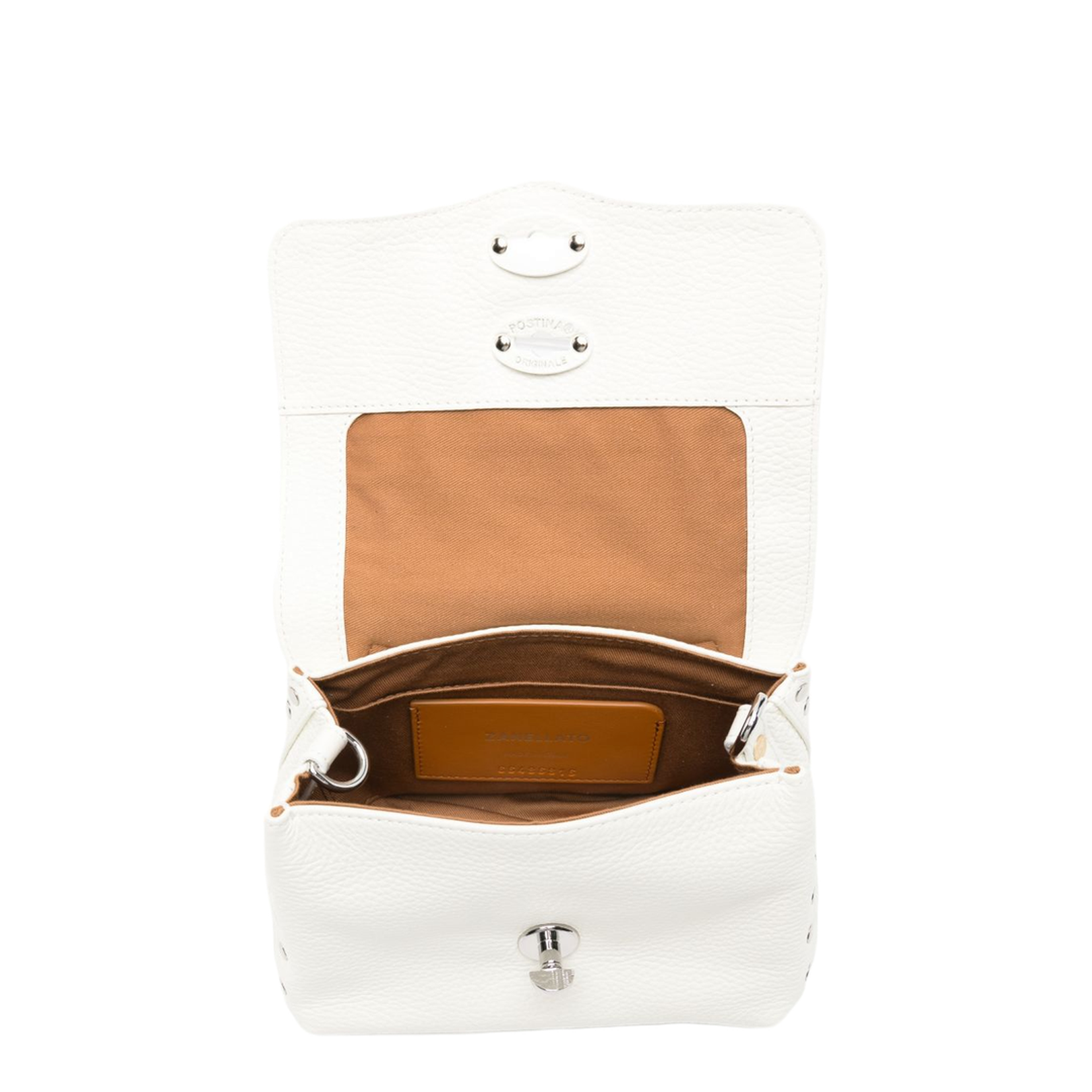 Postina Daily Baby Leather Handbag White - Image 4