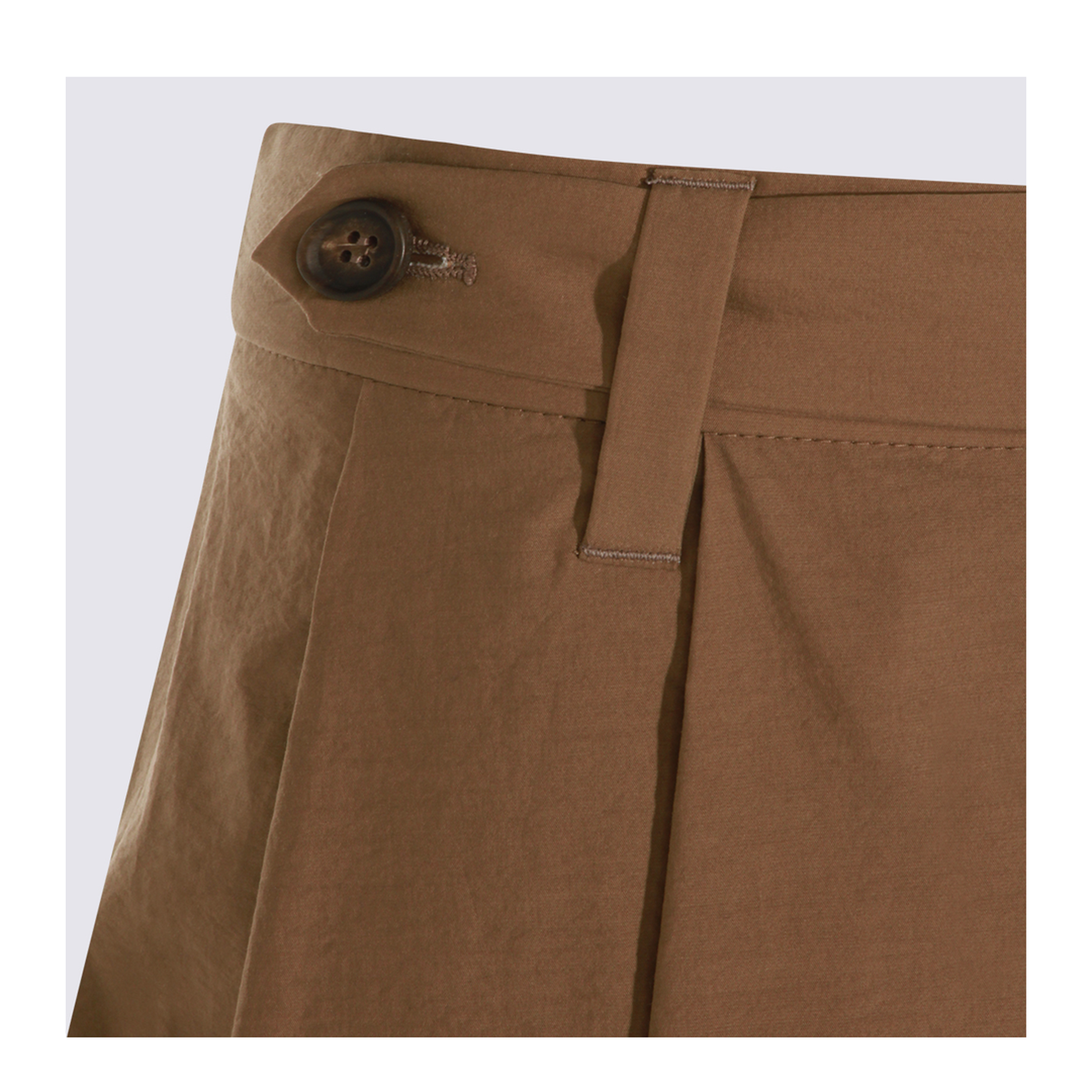 Women's Cotton Skirt Brown - Image 6
