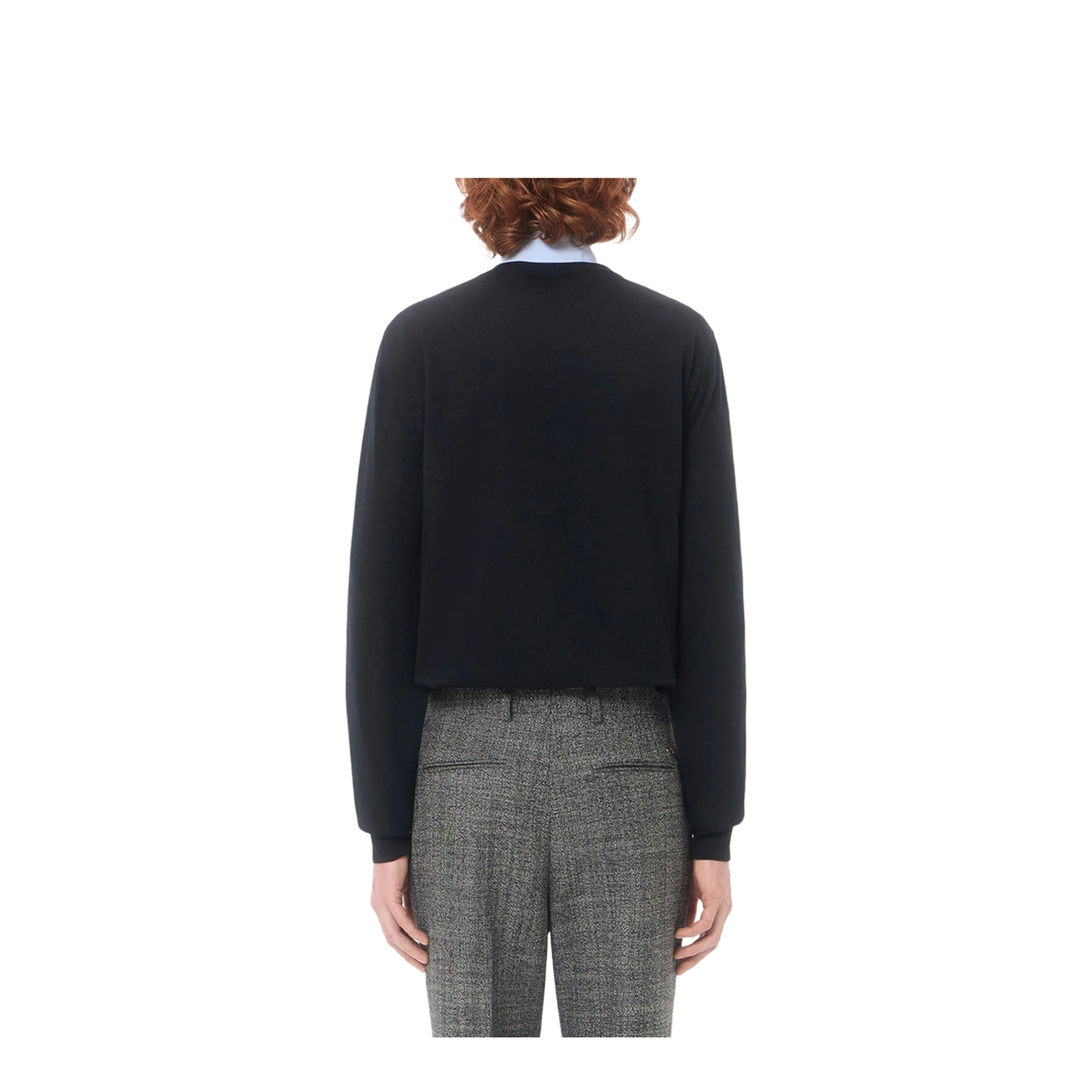 Wool Jumper with Vlogo Embroidery - Image 5