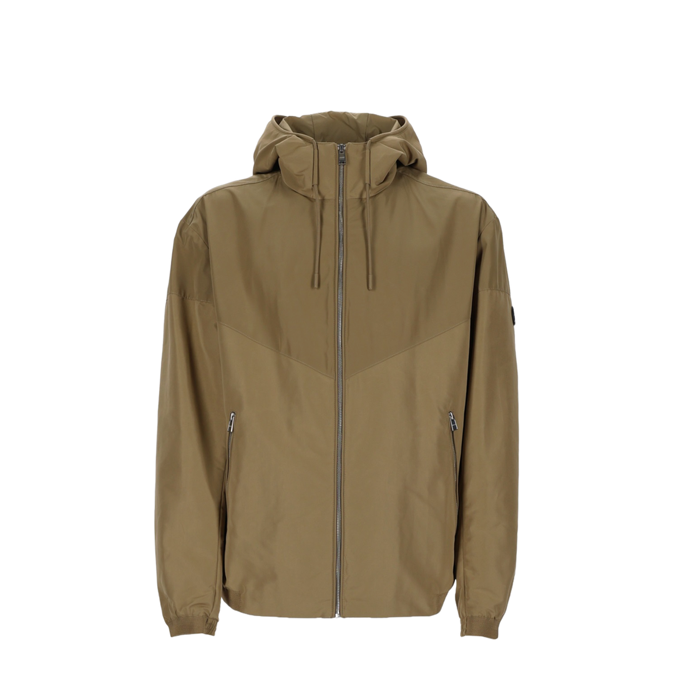 Hooded Jacket With Zip - Image 1