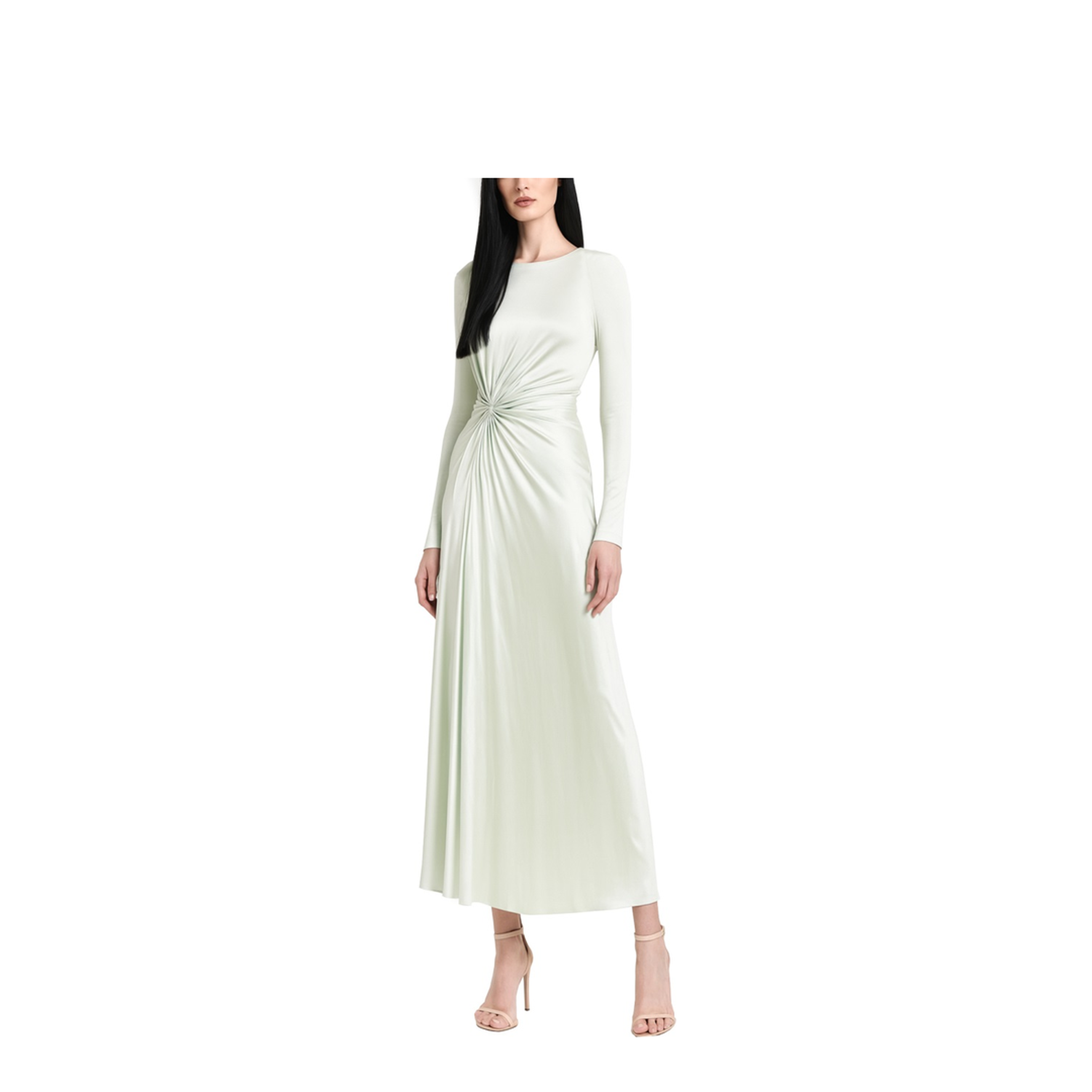 Twist Waist Long Dress - Image 2