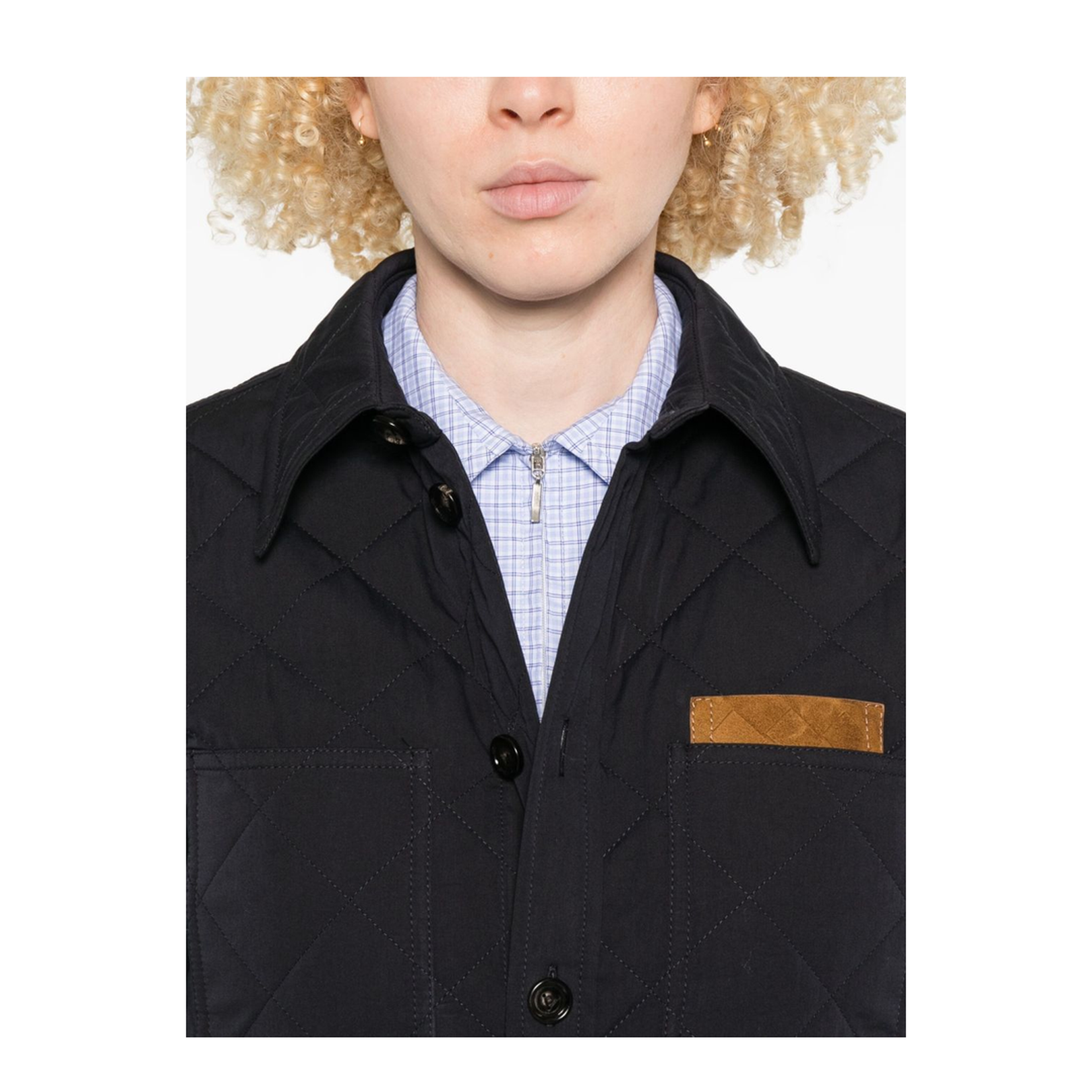Quilted Cotton Overshirt - Image 3