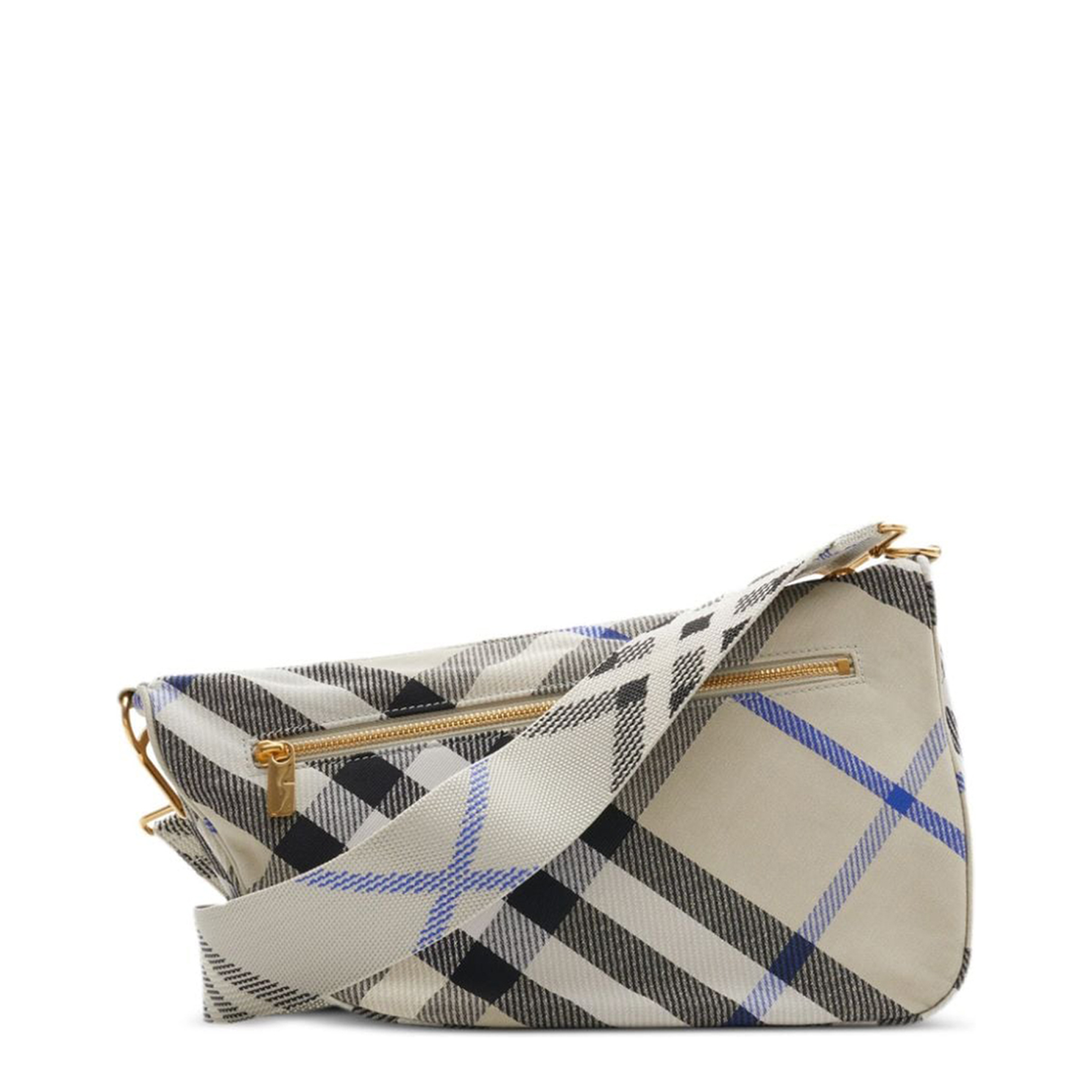 Medium Shield Checkered Crossbody Bag - Image 2