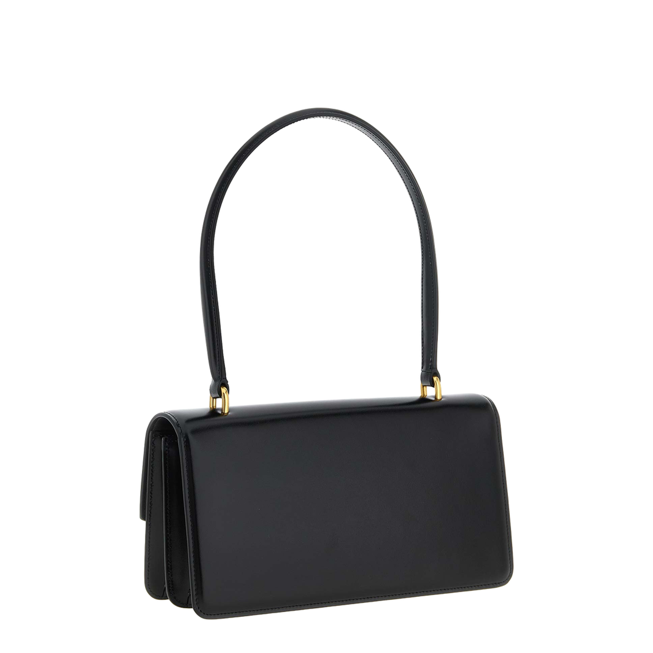 Vain Calfskin Shoulder Bag - Black - Image 2