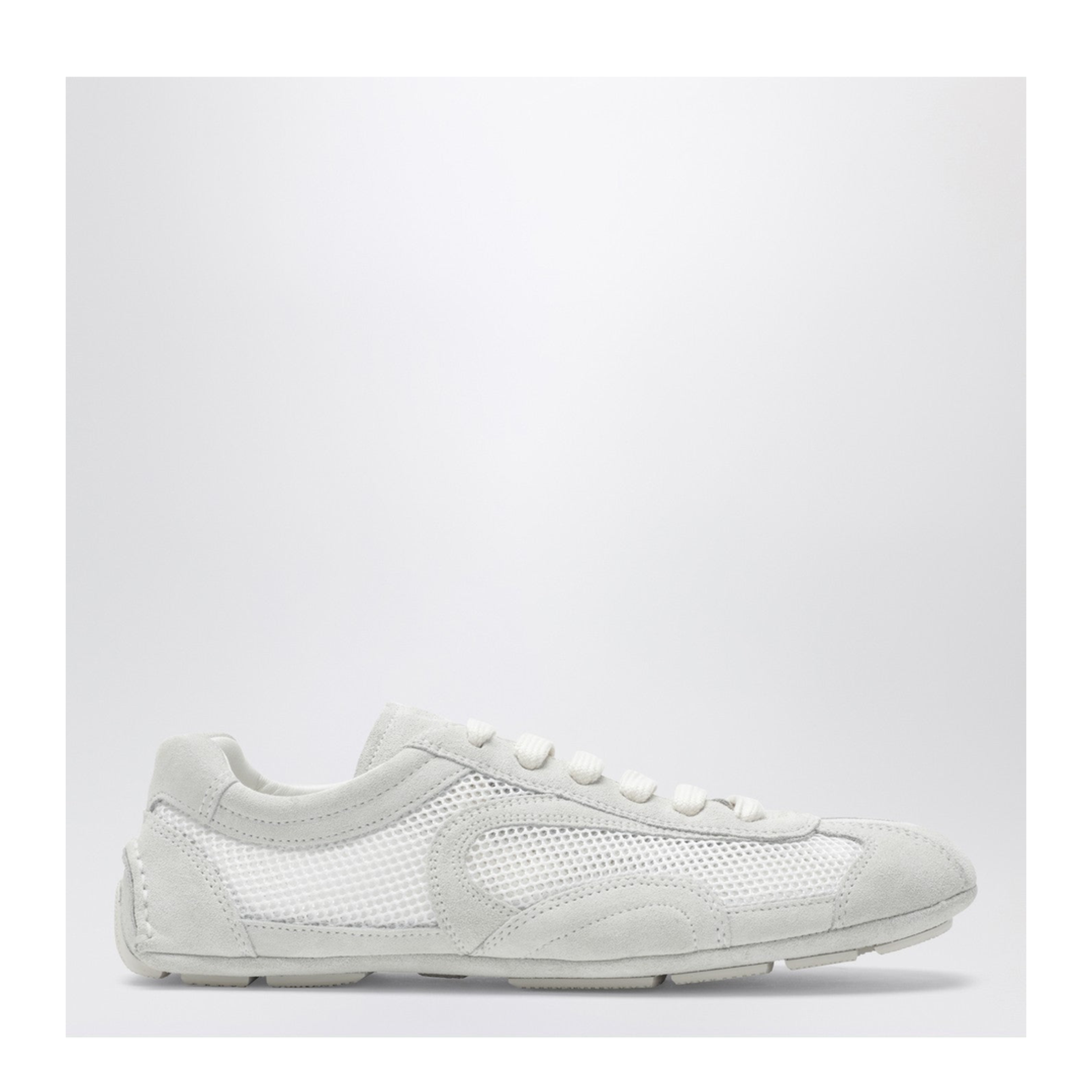 Montecarlo Re-Edition 2005 Sneakers in White Leather and Mesh - Image 1