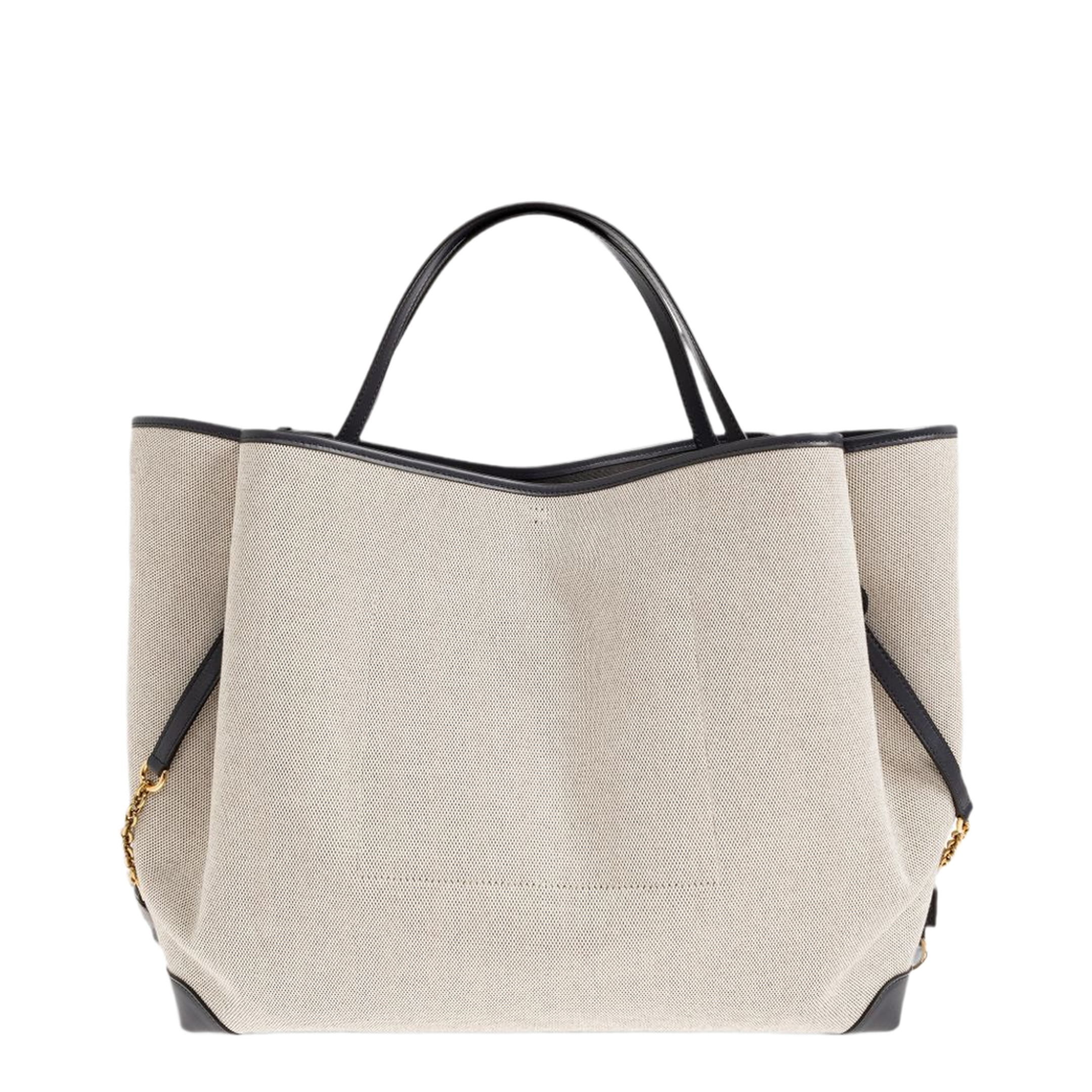 Clover Large Canvas Tote - Beige - Image 5