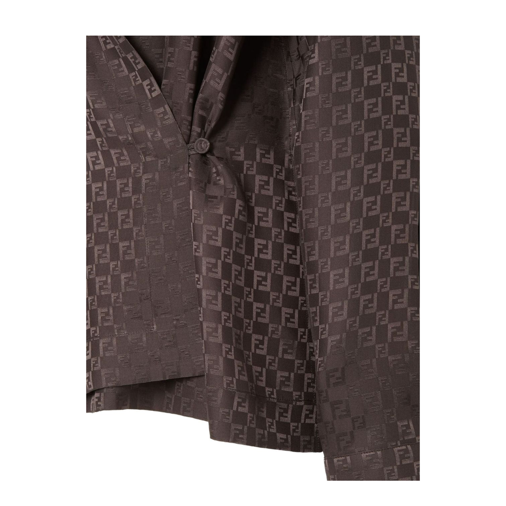 Shirt Silk Brown - Image 2