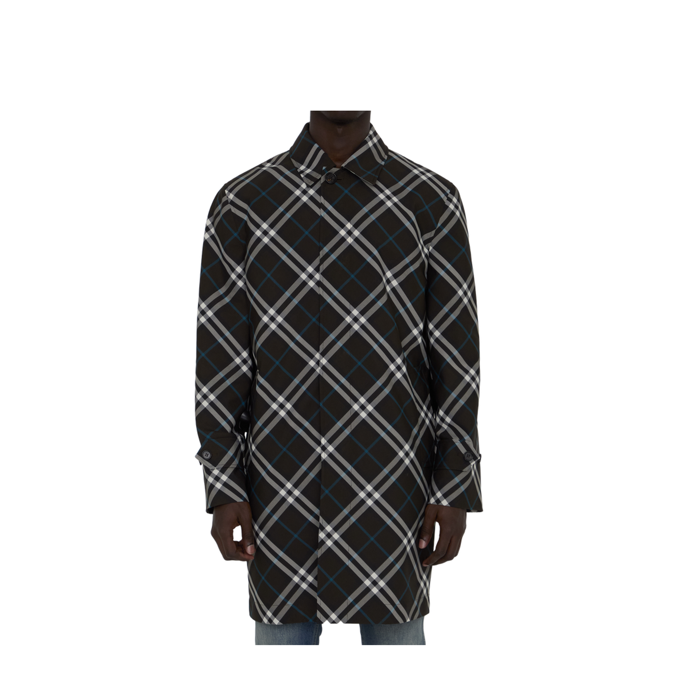 Check Medium Trench Coat - Image 1