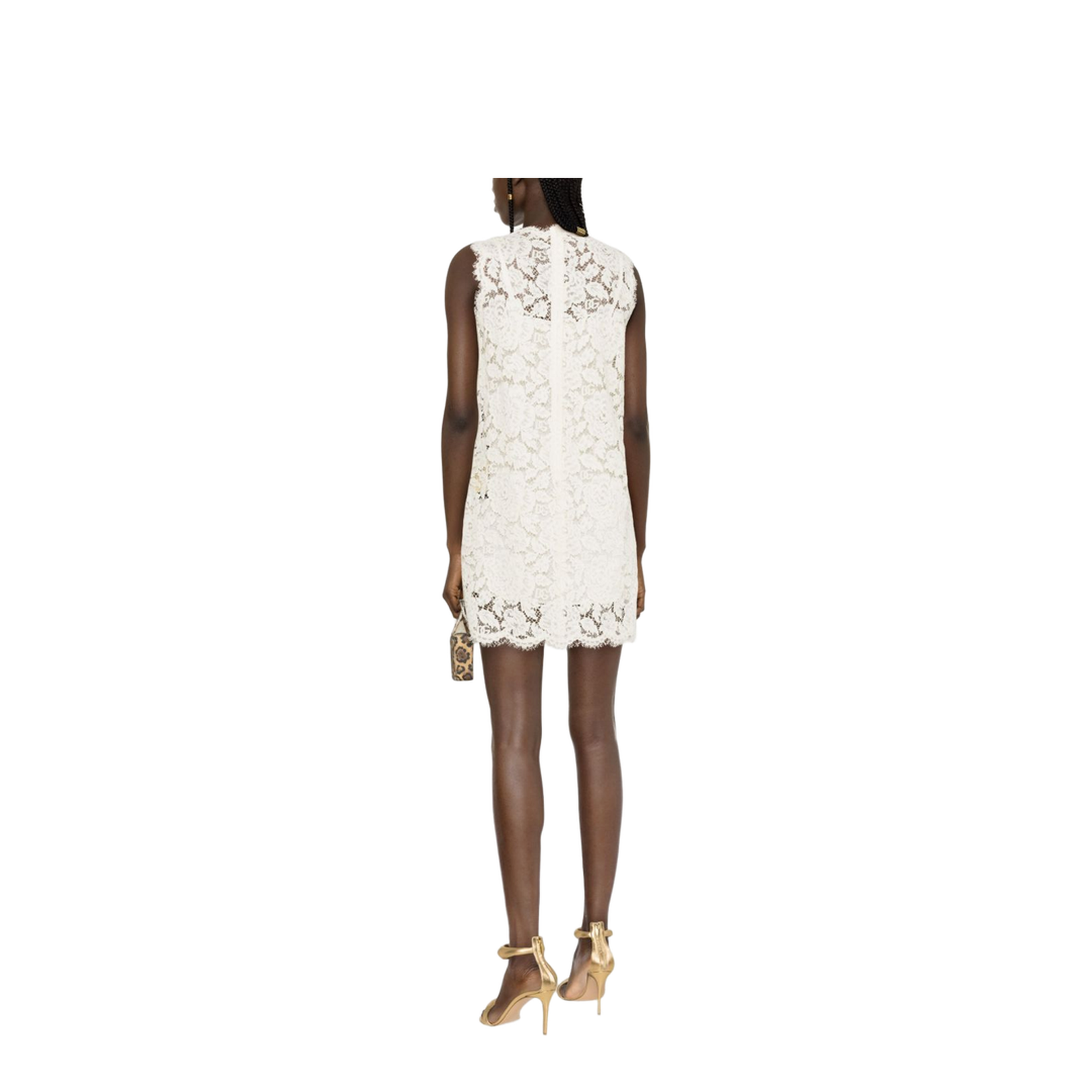 Lace Mini Dress - Image 4