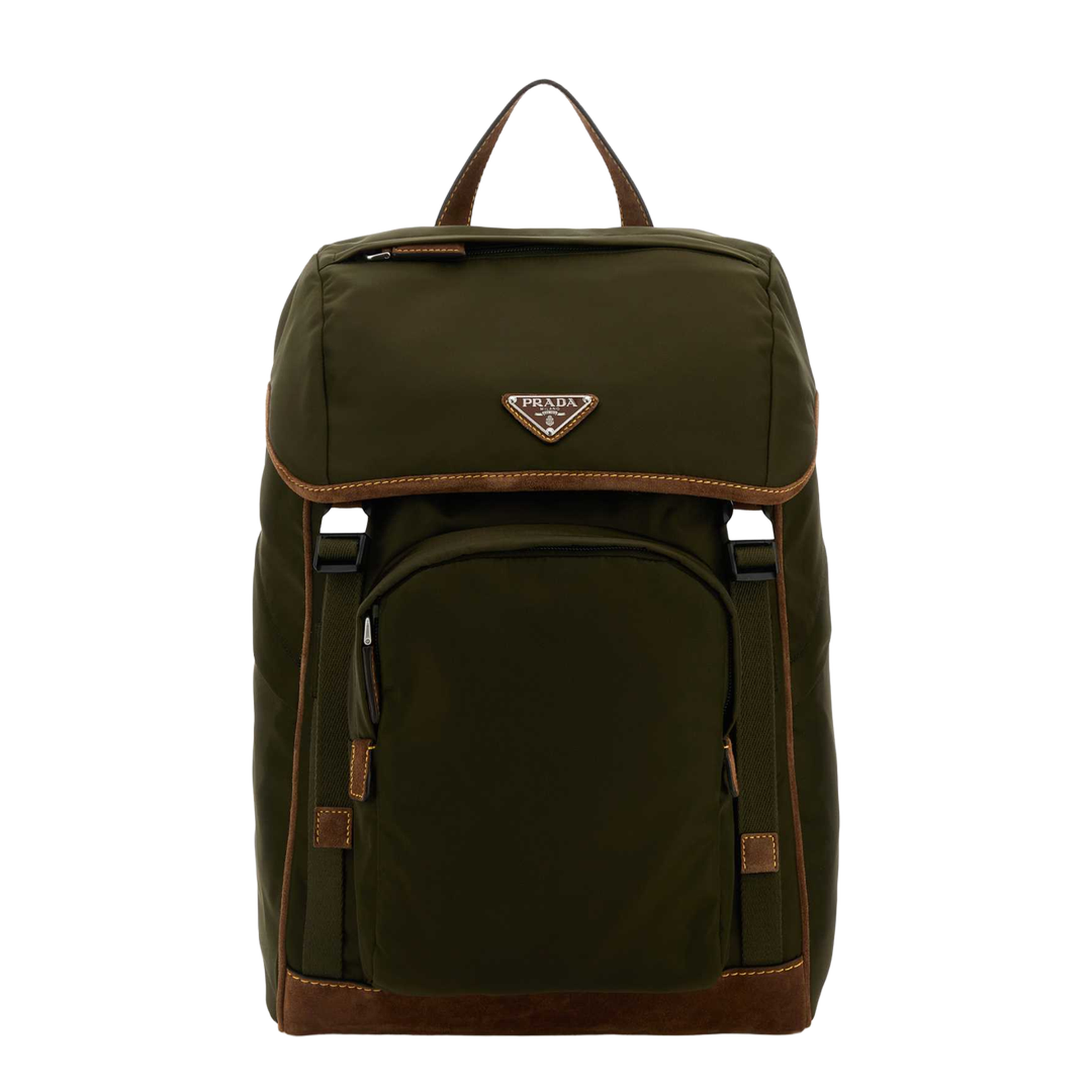 Re-Nylon and Suede Backpack - Image 1