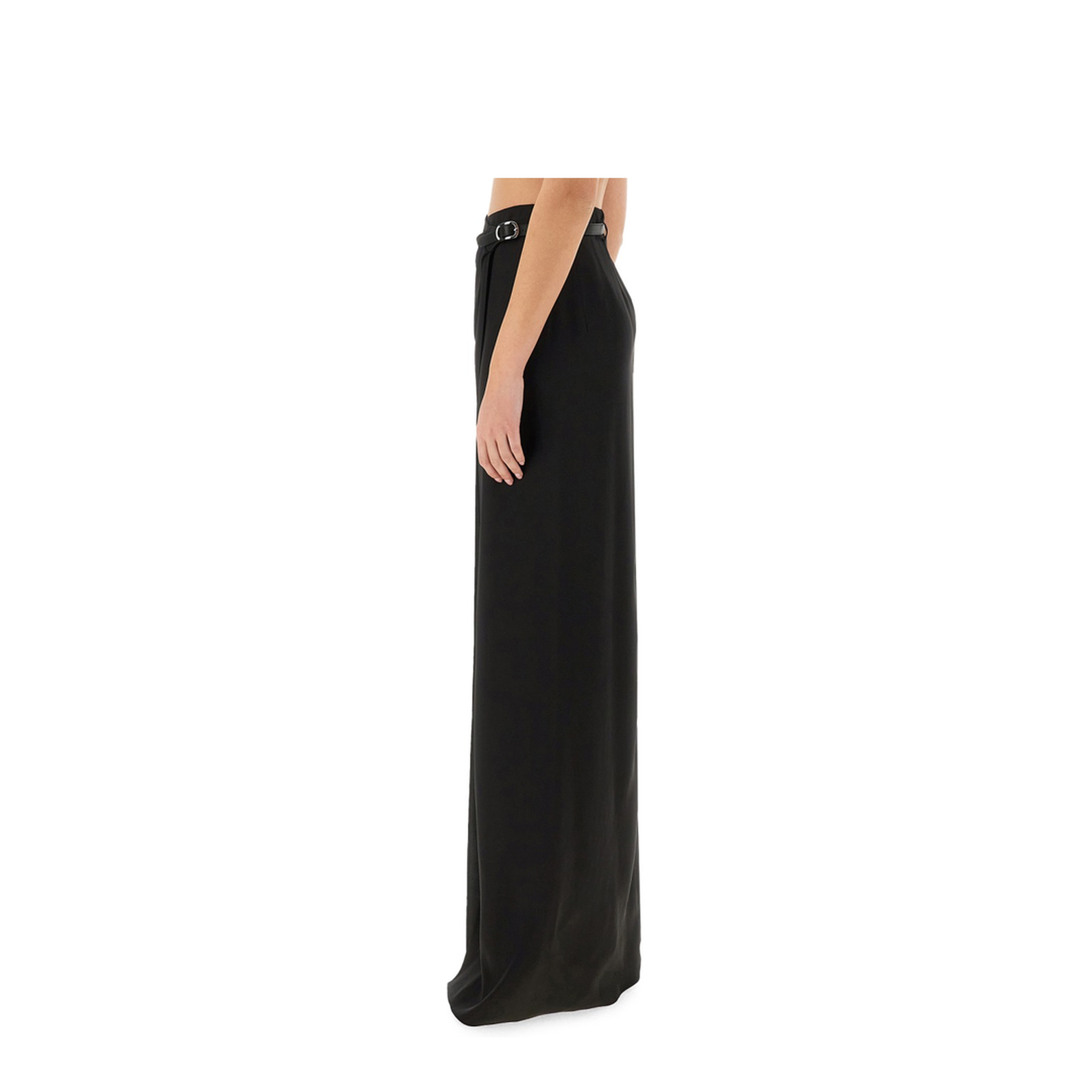Maxi Wrap Skirt with Belt - Image 4