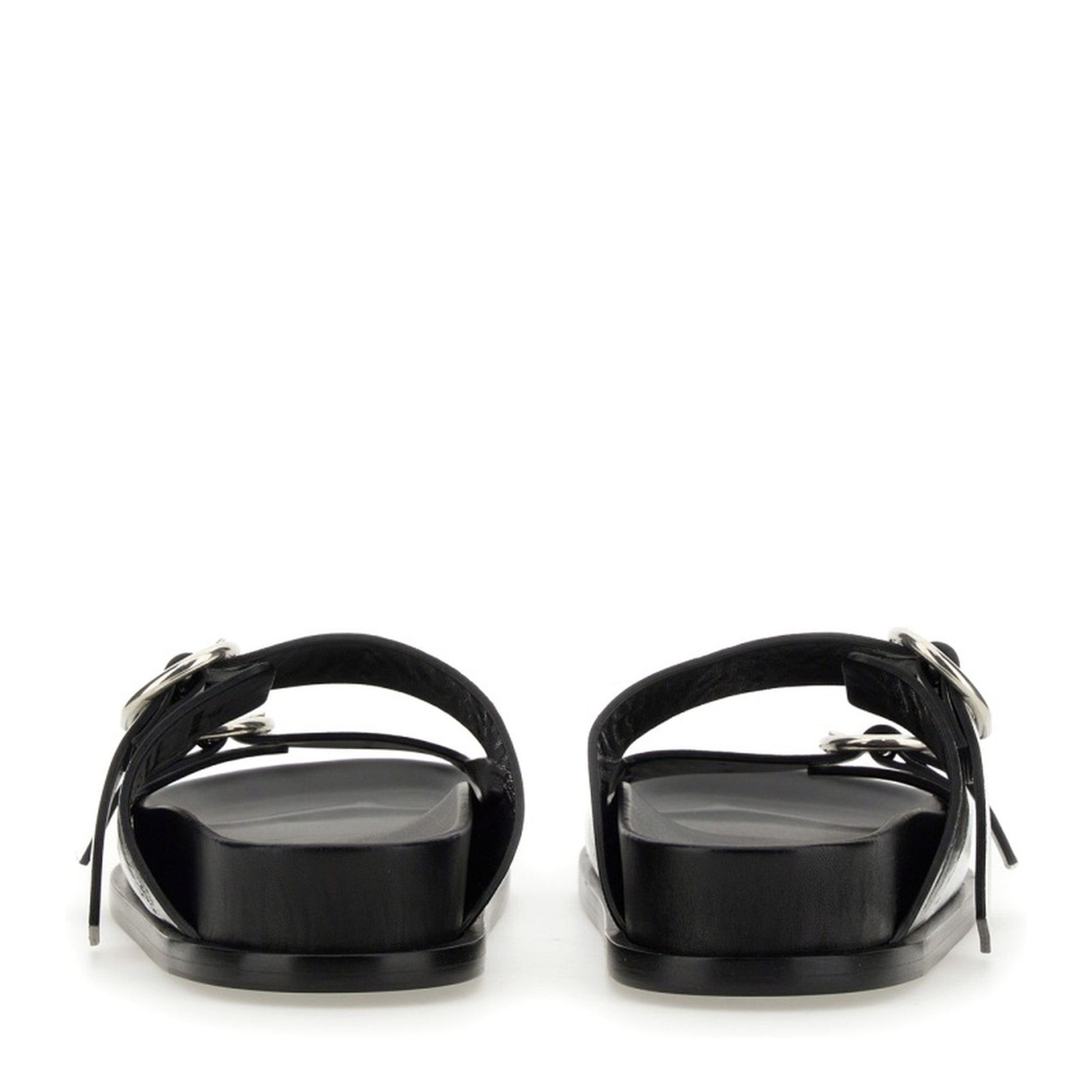 Leather Sandal with Buckle - Image 3